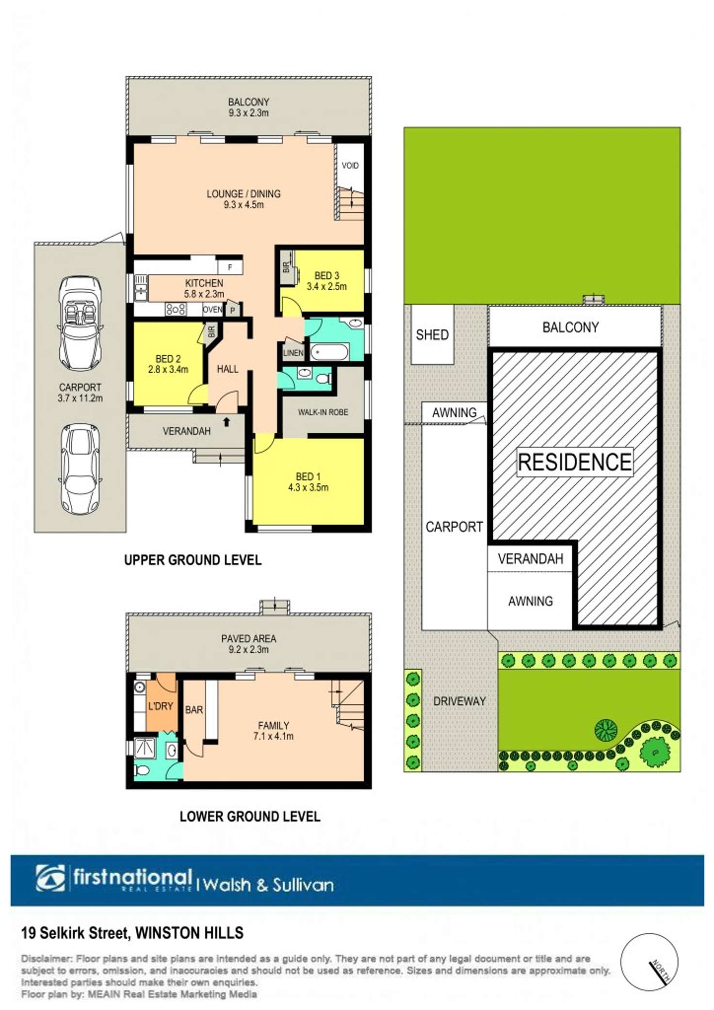 Floorplan of Homely house listing, 19 Selkirk Street, Winston Hills NSW 2153