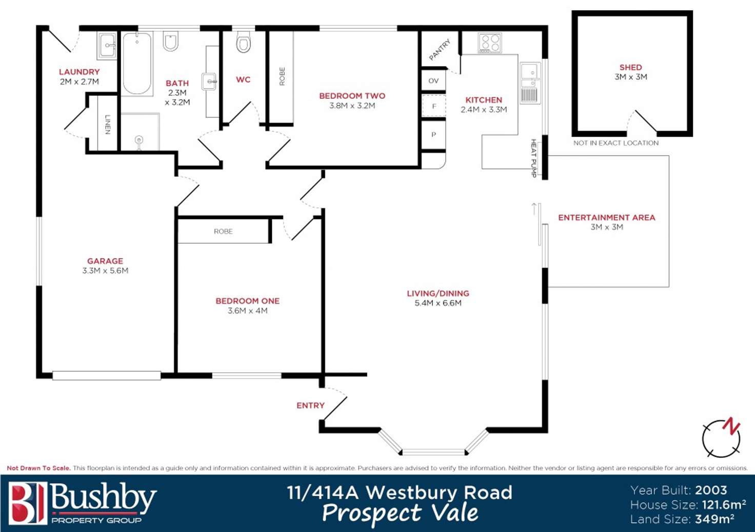 Floorplan of Homely unit listing, 11/414a Westbury Road, Prospect Vale TAS 7250