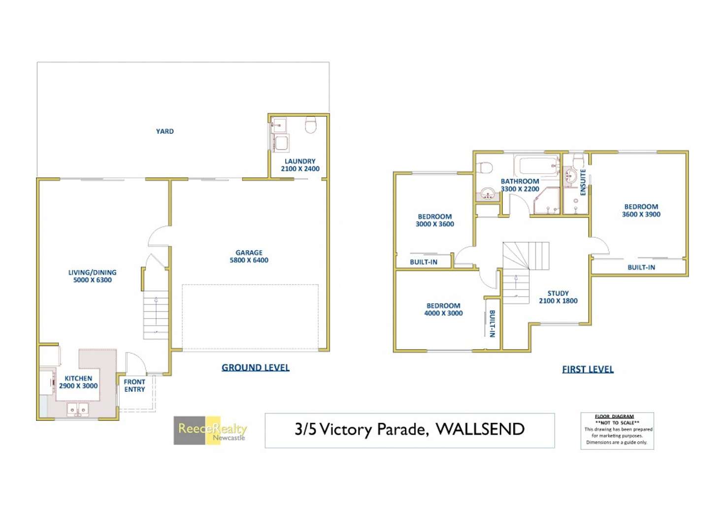 Floorplan of Homely house listing, 3/5 Victory Parade, Wallsend NSW 2287