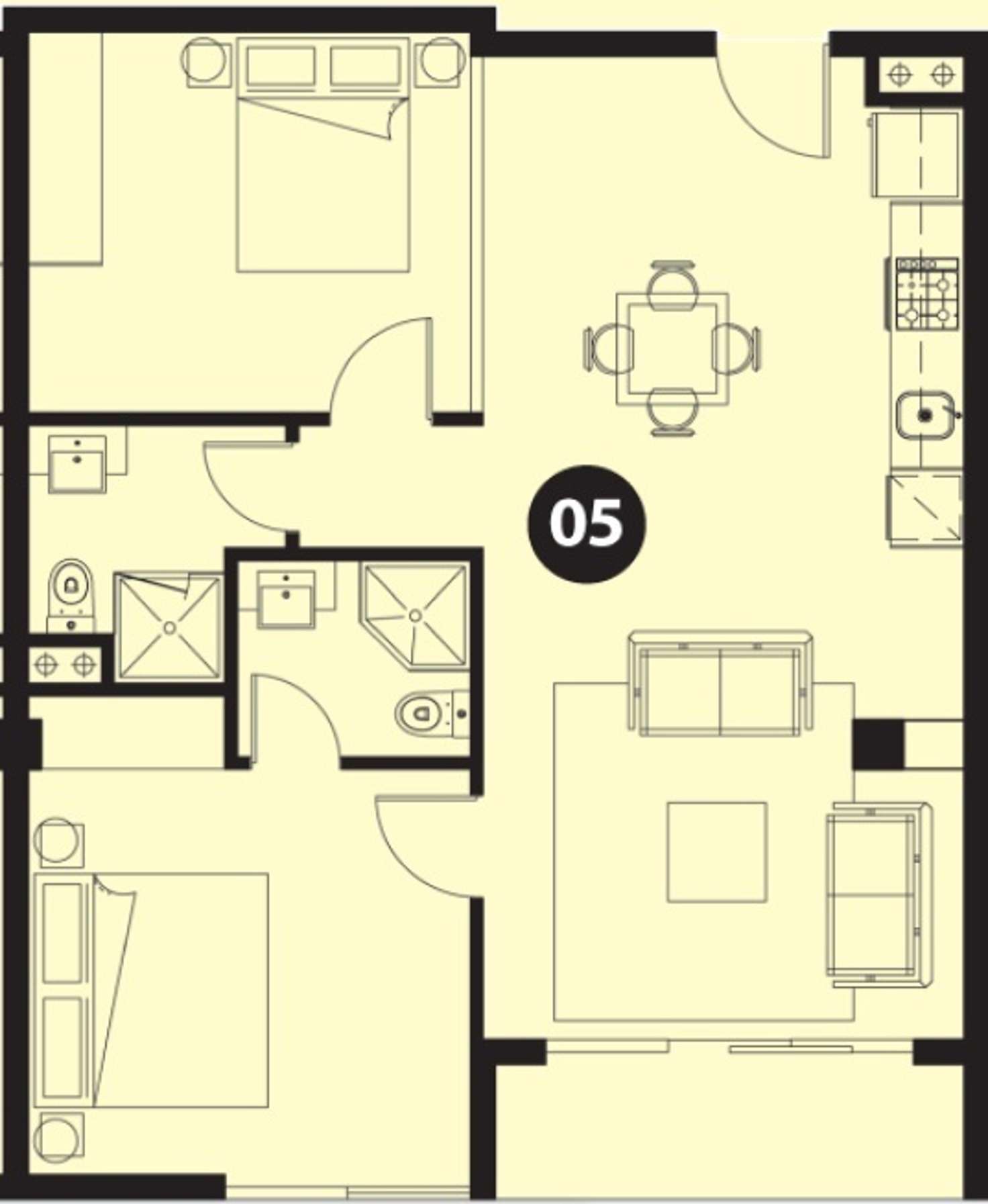 Floorplan of Homely apartment listing, 105/8 Exploration Lane, Melbourne VIC 3000