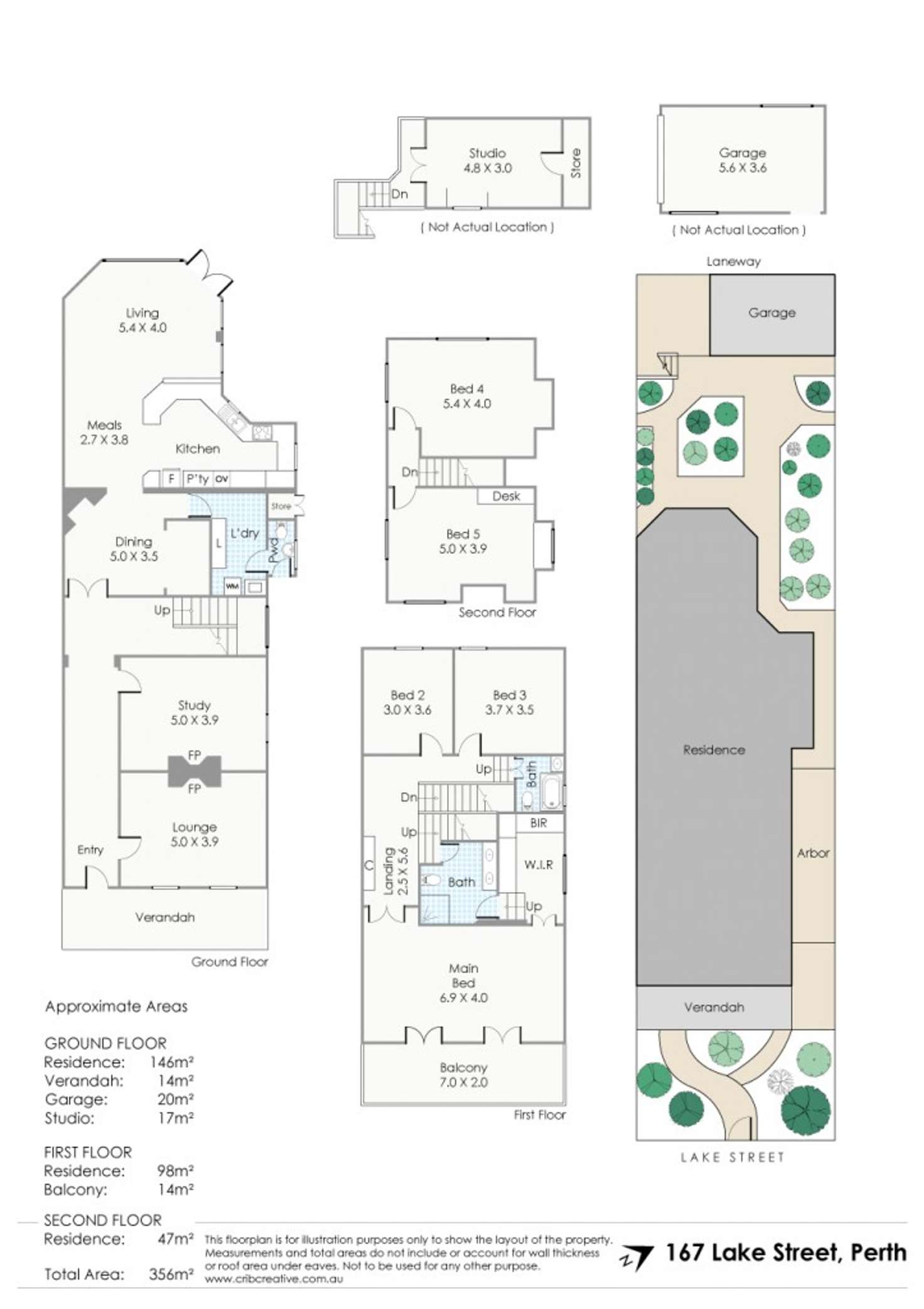 Floorplan of Homely house listing, 167 Lake Street, Perth WA 6000