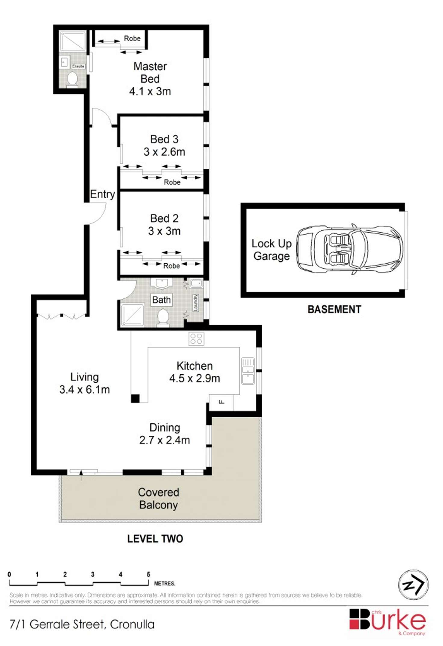Floorplan of Homely unit listing, 7/1-5 Gerrale Street, Cronulla NSW 2230