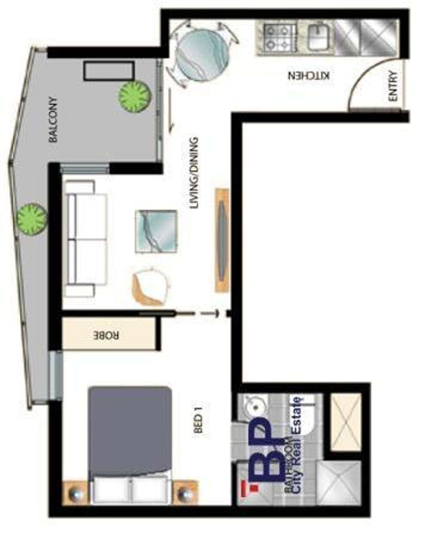 Floorplan of Homely apartment listing, 3503/380 Little Lonsdale Street, Melbourne VIC 3000