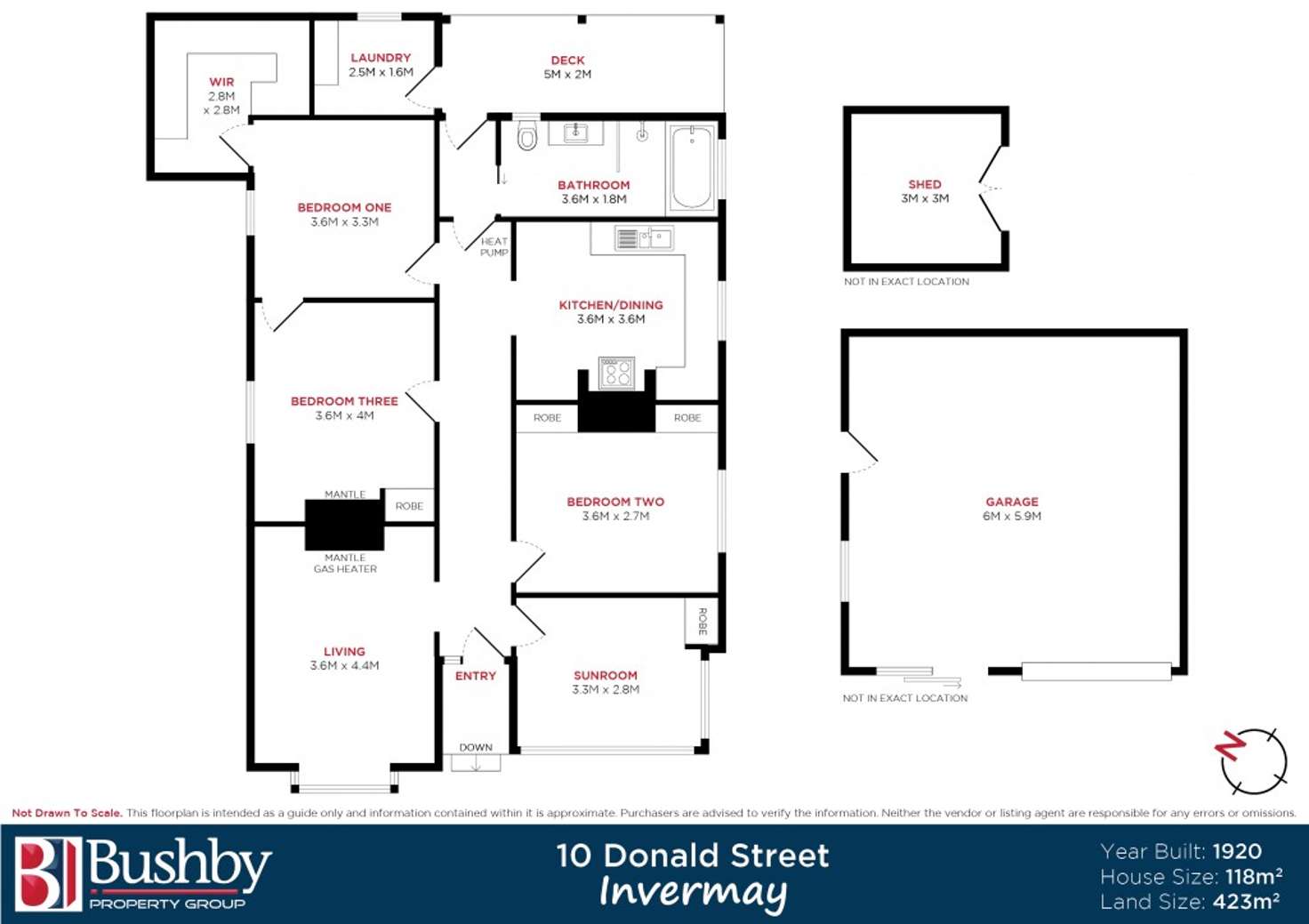 Floorplan of Homely house listing, 10 Donald Street, Invermay TAS 7248