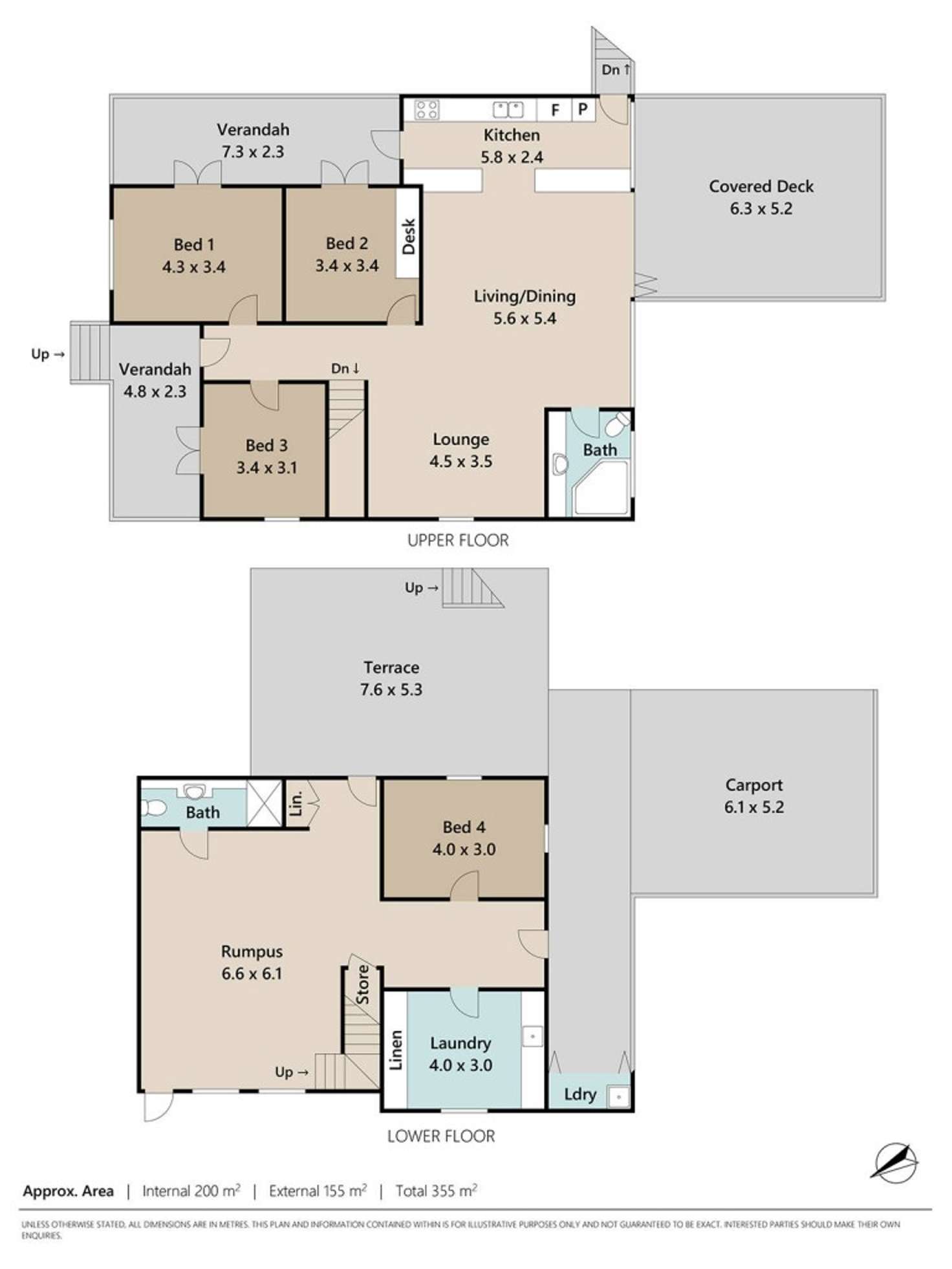 Floorplan of Homely house listing, 74 Fernberg Road, Paddington QLD 4064