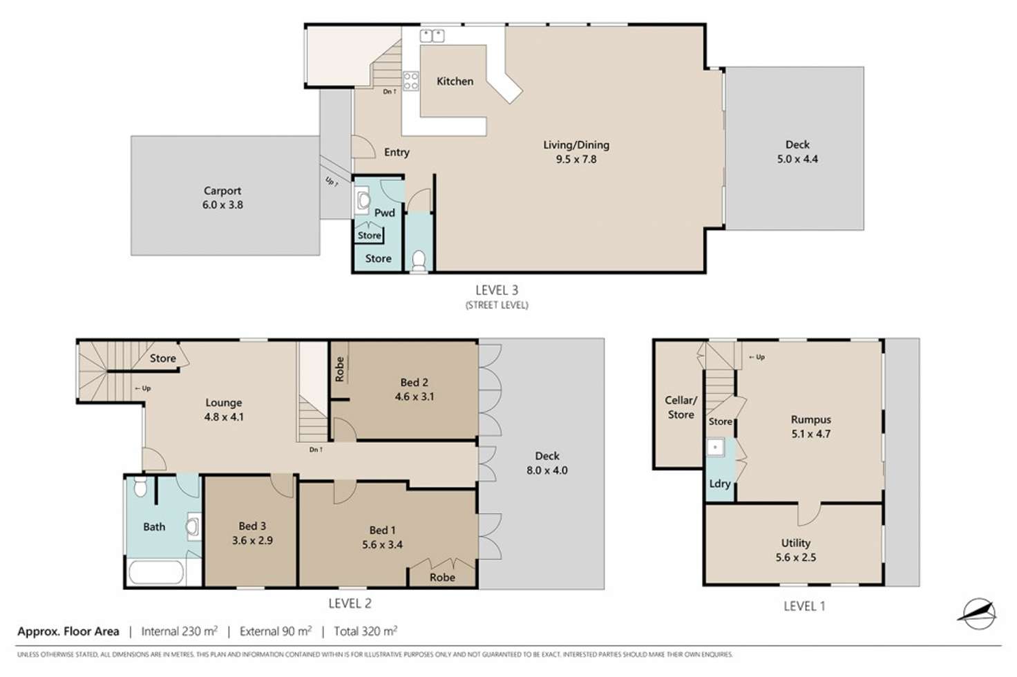 Floorplan of Homely house listing, 14 Daintree Street, Paddington QLD 4064