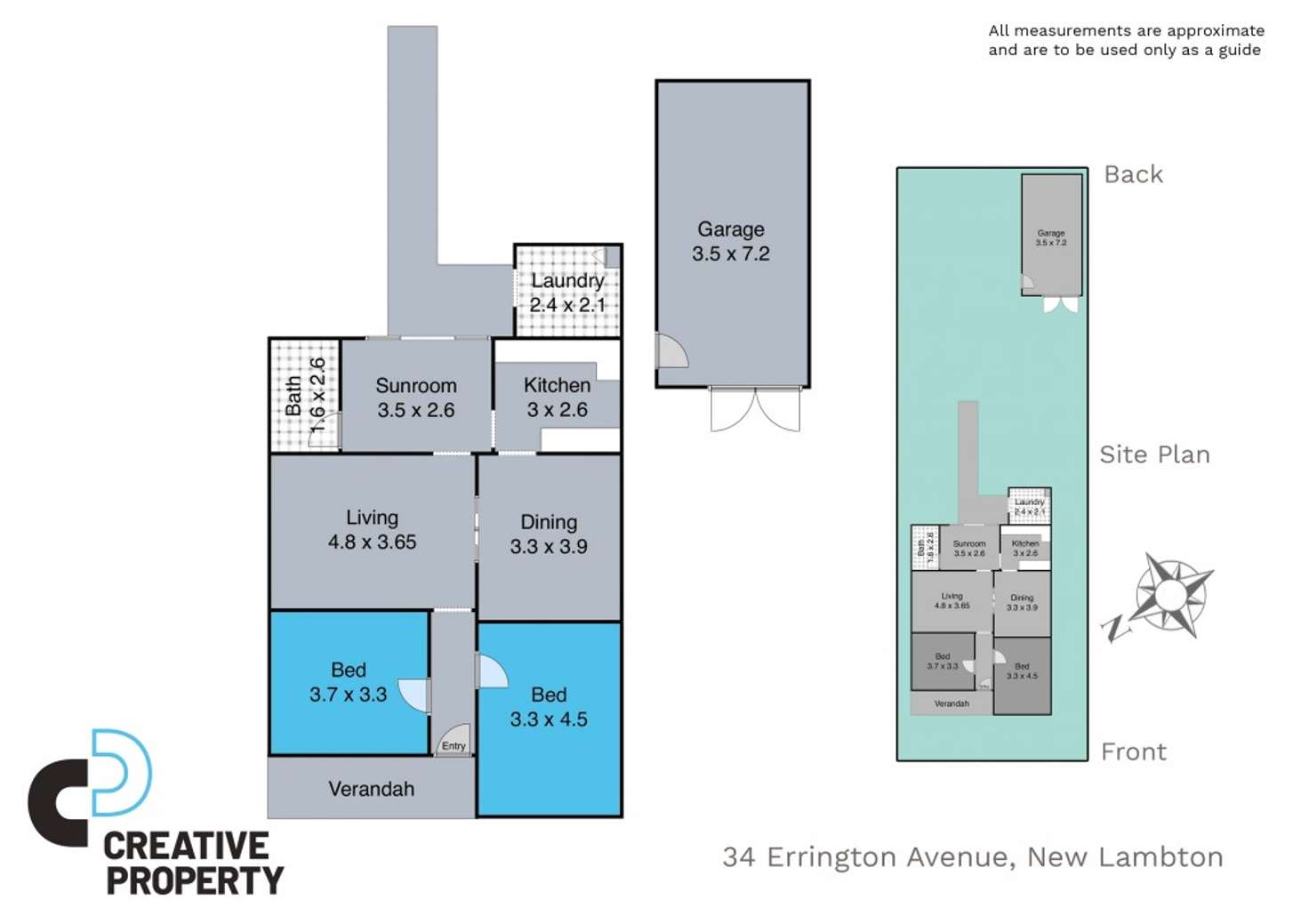 Floorplan of Homely house listing, 34 Errington Avenue, New Lambton NSW 2305