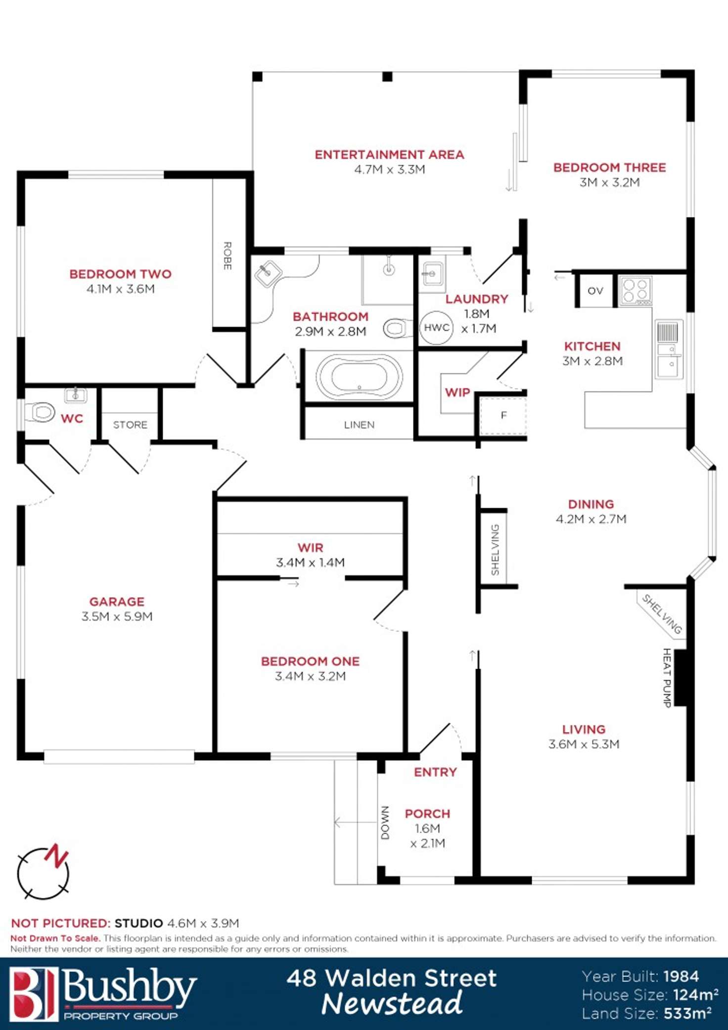 Floorplan of Homely house listing, 48 Walden Street, Newstead TAS 7250