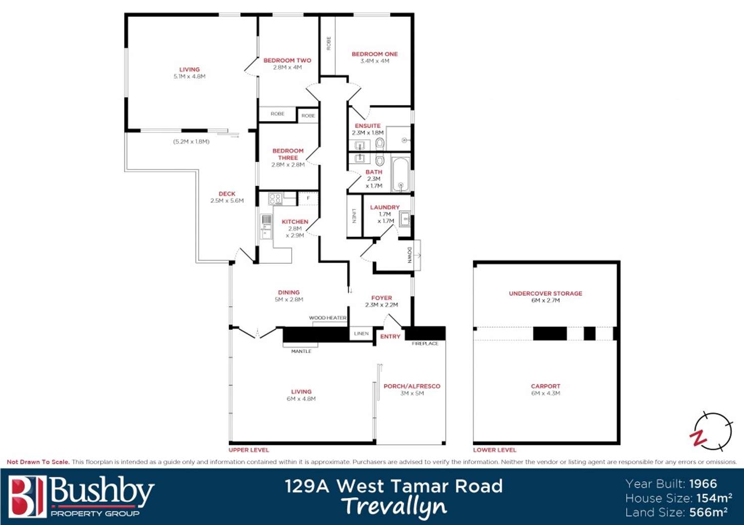 Floorplan of Homely house listing, 129a West Tamar Road, Trevallyn TAS 7250