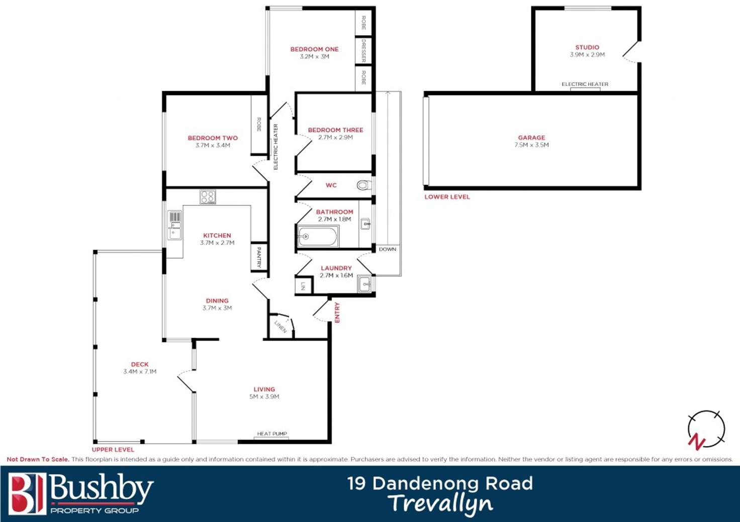 Floorplan of Homely house listing, 19 Dandenong Road, Trevallyn TAS 7250