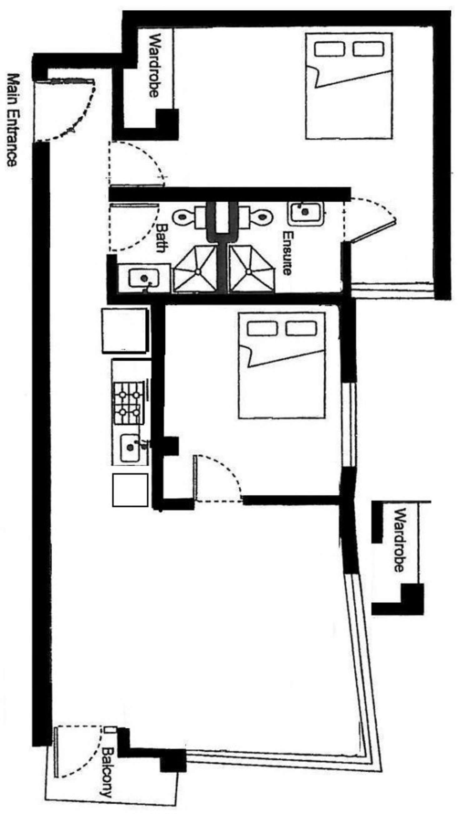 Floorplan of Homely apartment listing, 1101/8 Exploration Lane, Melbourne VIC 3000