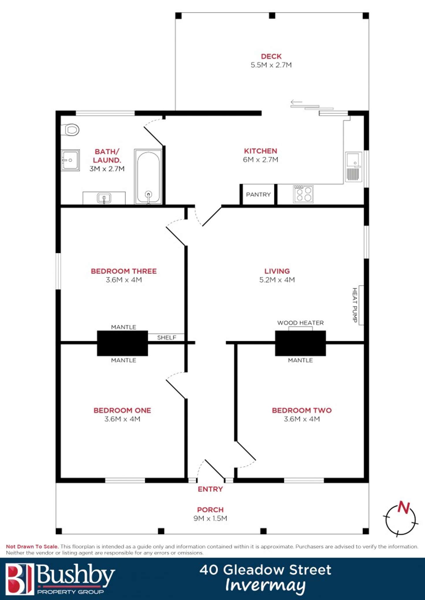 Floorplan of Homely house listing, 40 Gleadow Street, Invermay TAS 7248