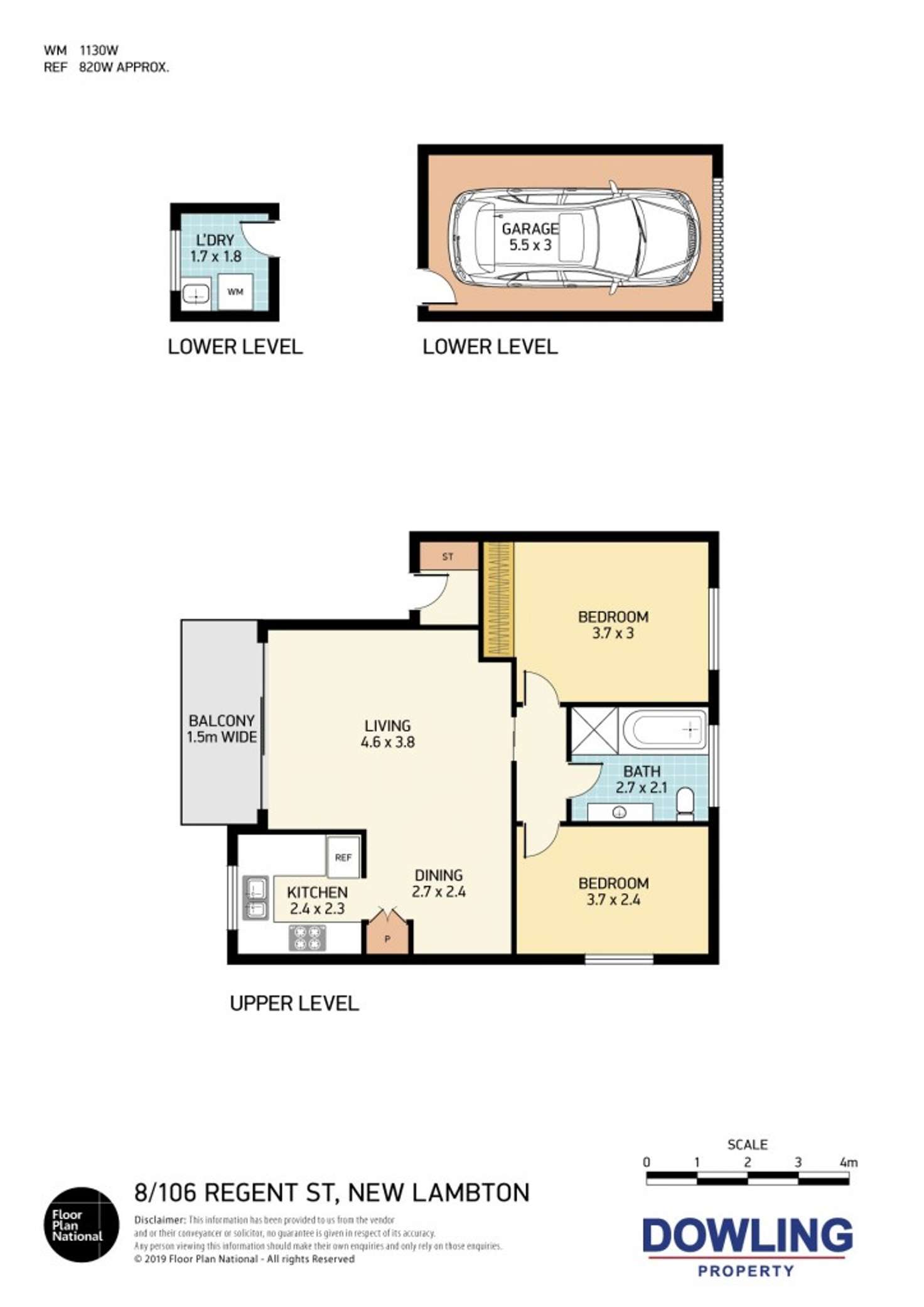 Floorplan of Homely apartment listing, 8/106 Regent Street, New Lambton NSW 2305