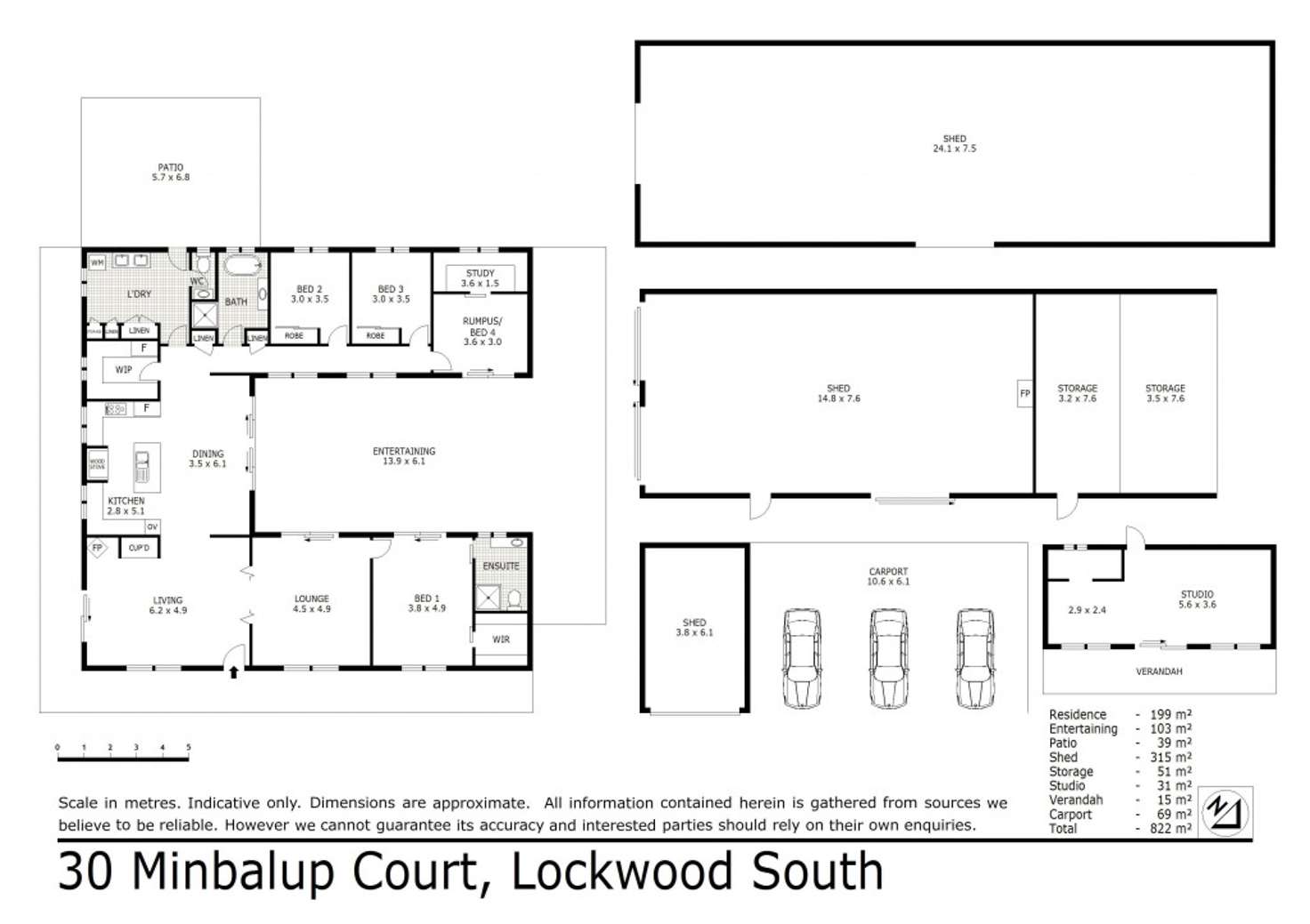Floorplan of Homely house listing, 30 Minbalup Court, Lockwood South VIC 3551