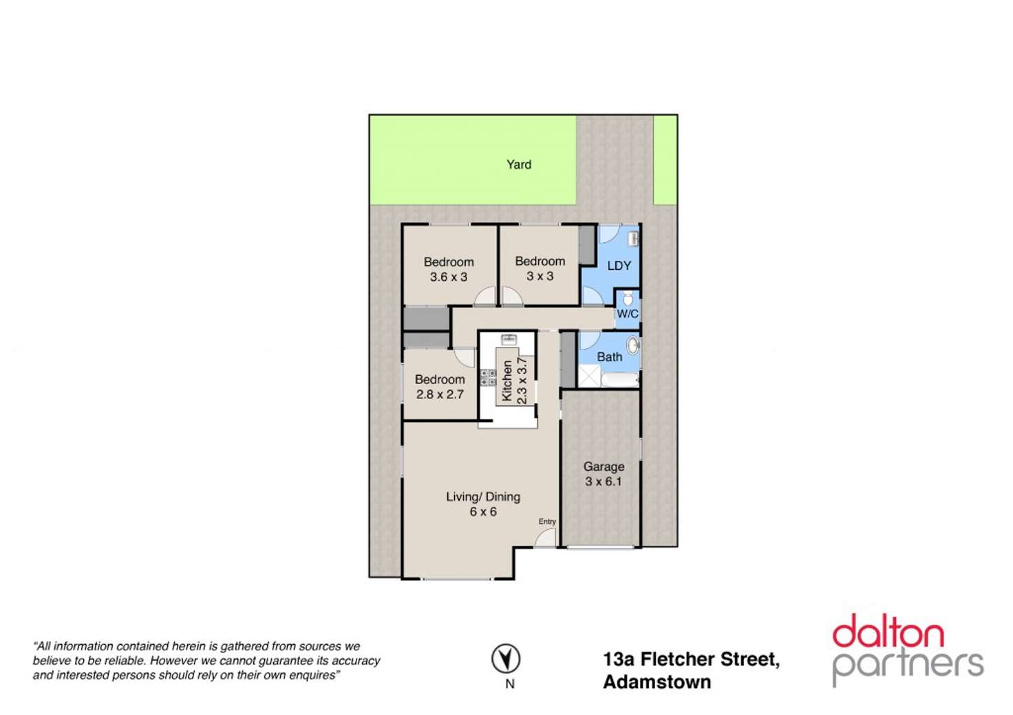 Floorplan of Homely house listing, 13A Fletcher Street, Adamstown NSW 2289