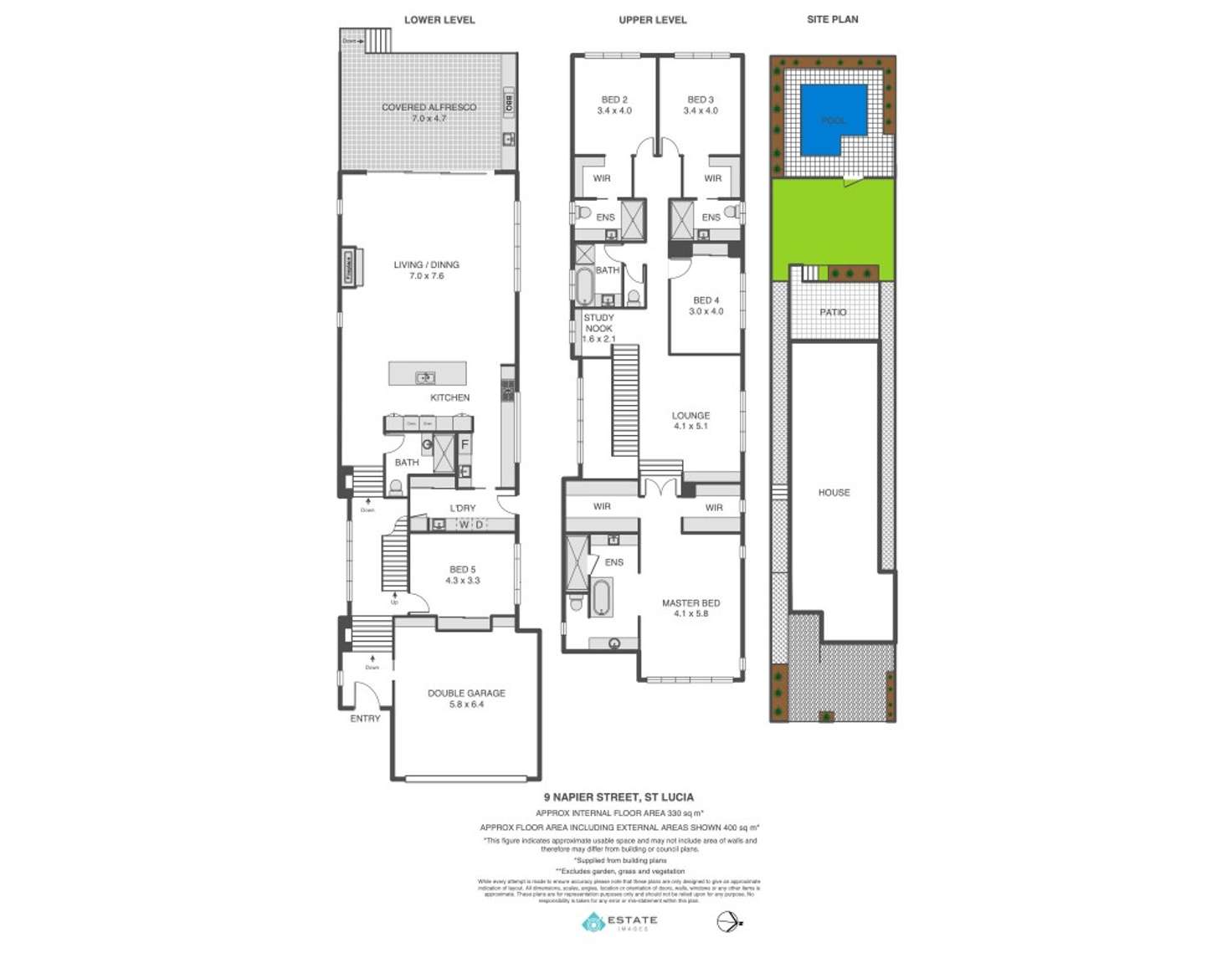 Floorplan of Homely house listing, 9 Napier Street, St Lucia QLD 4067