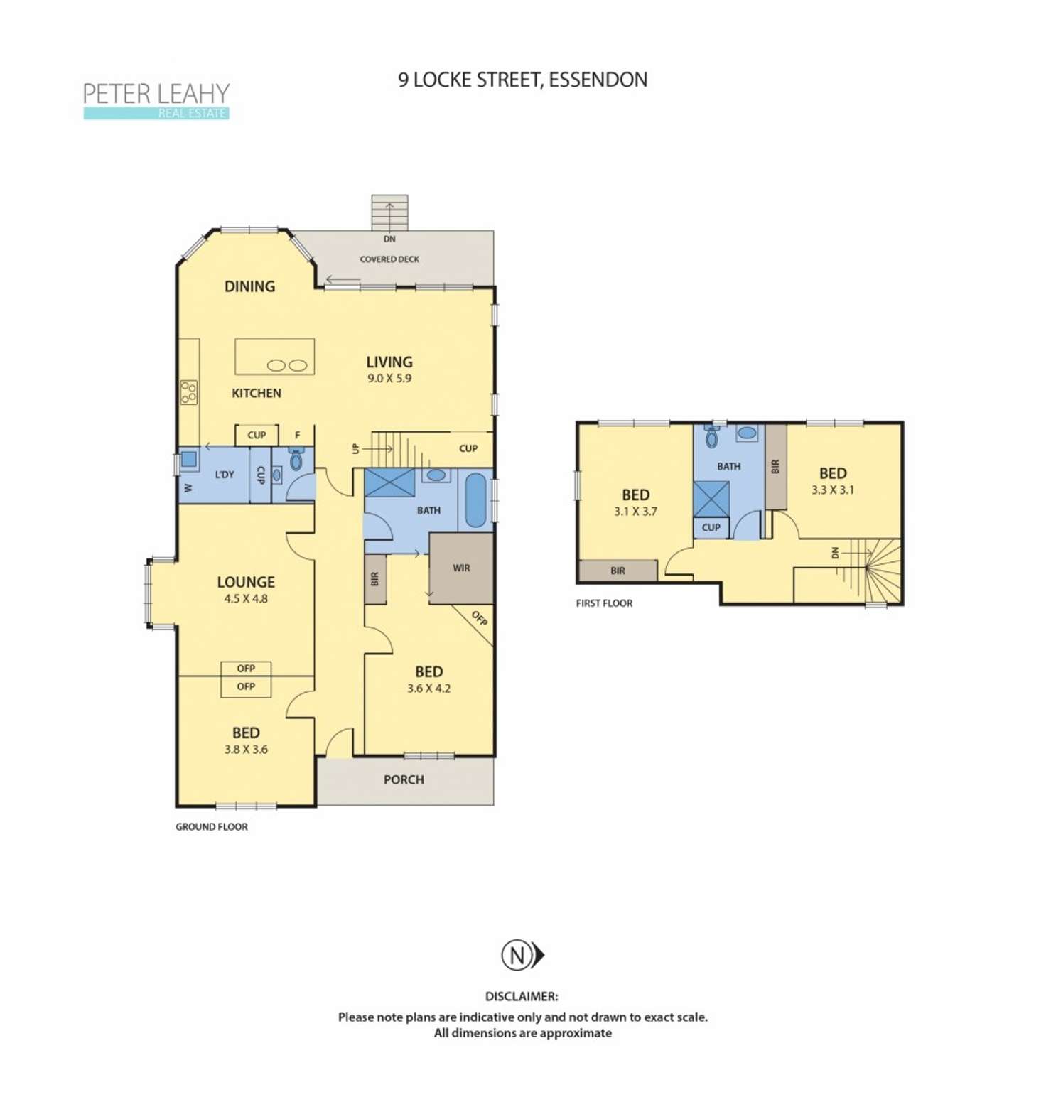 Floorplan of Homely house listing, 9 Locke Street, Essendon VIC 3040