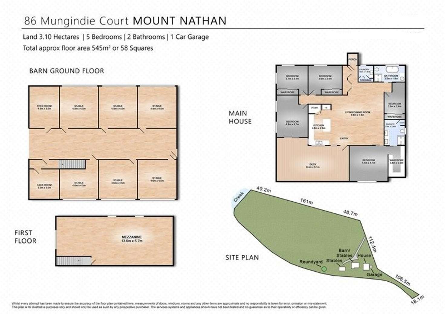 Floorplan of Homely acreageSemiRural listing, 86 Mungindie Court, Mount Nathan QLD 4211
