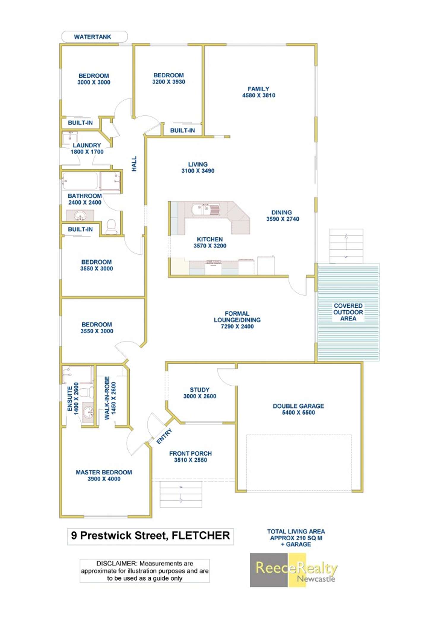Floorplan of Homely house listing, 9 Prestwick Street, Fletcher NSW 2287