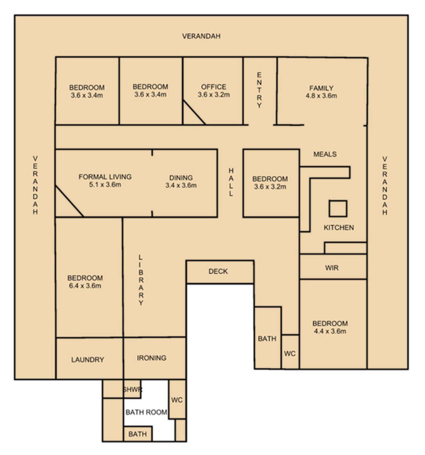 Floorplan of Homely house listing, 345 Bracker Road, Rosenthal Heights QLD 4370