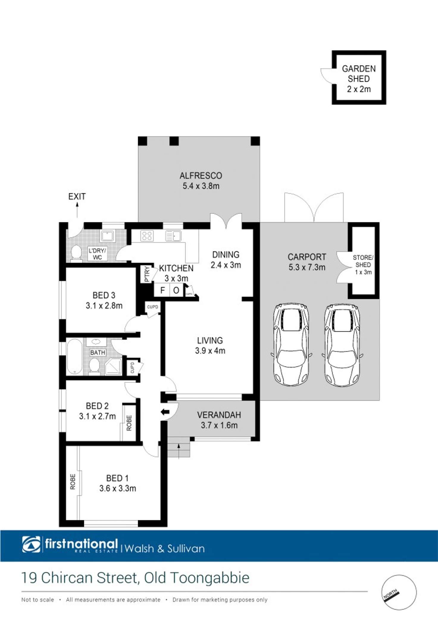 Floorplan of Homely house listing, 19 Chircan Street, Old Toongabbie NSW 2146