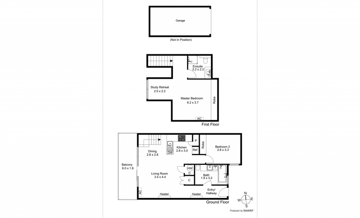 Floorplan of Homely apartment listing, 4/1a Mills Street, Hampton VIC 3188