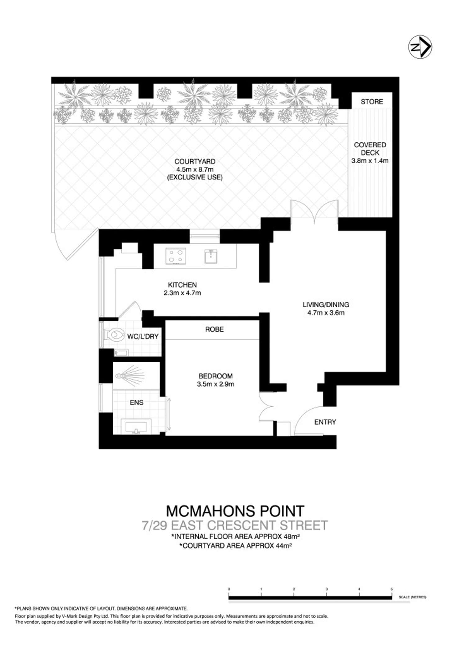 Floorplan of Homely apartment listing, 7/29 East Crescent Street, Mcmahons Point NSW 2060