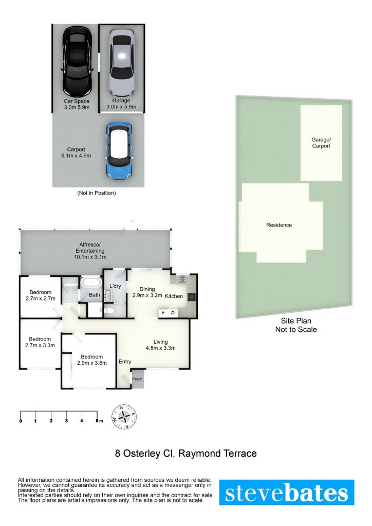 Floorplan of Homely house listing, 8 Osterley Close, Raymond Terrace NSW 2324