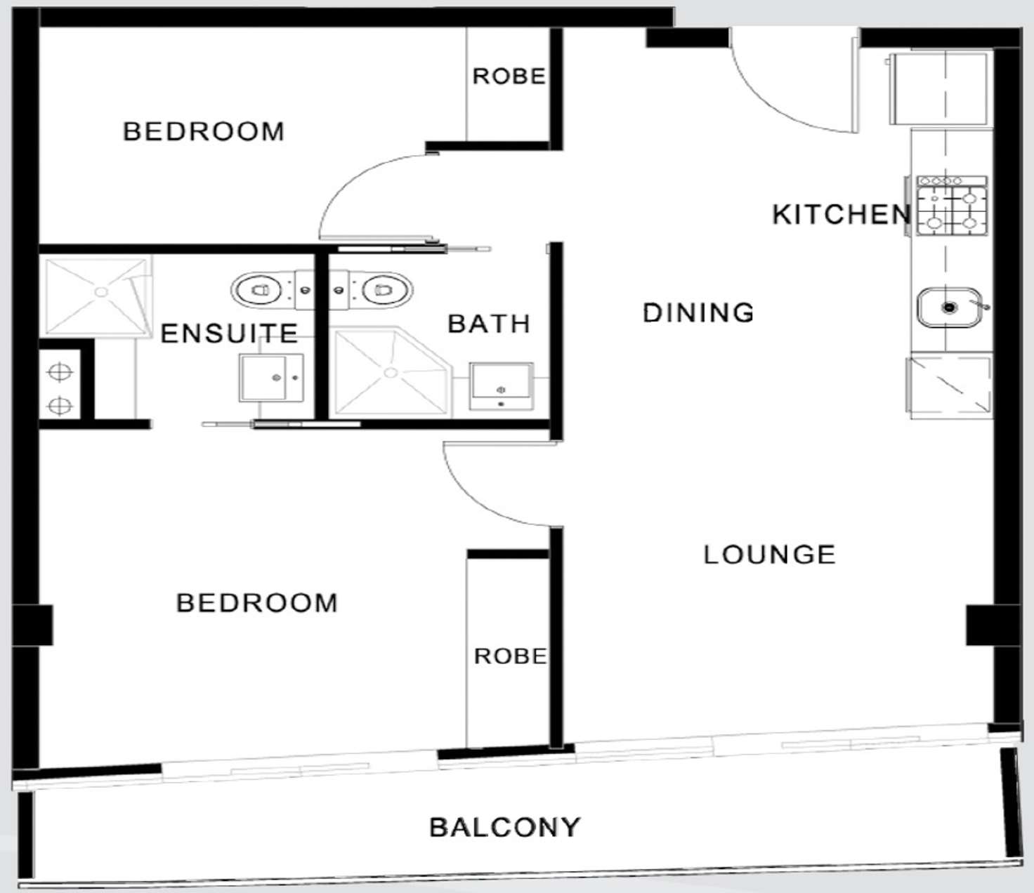 Floorplan of Homely apartment listing, 603/8 Exploration Lane, Melbourne VIC 3000