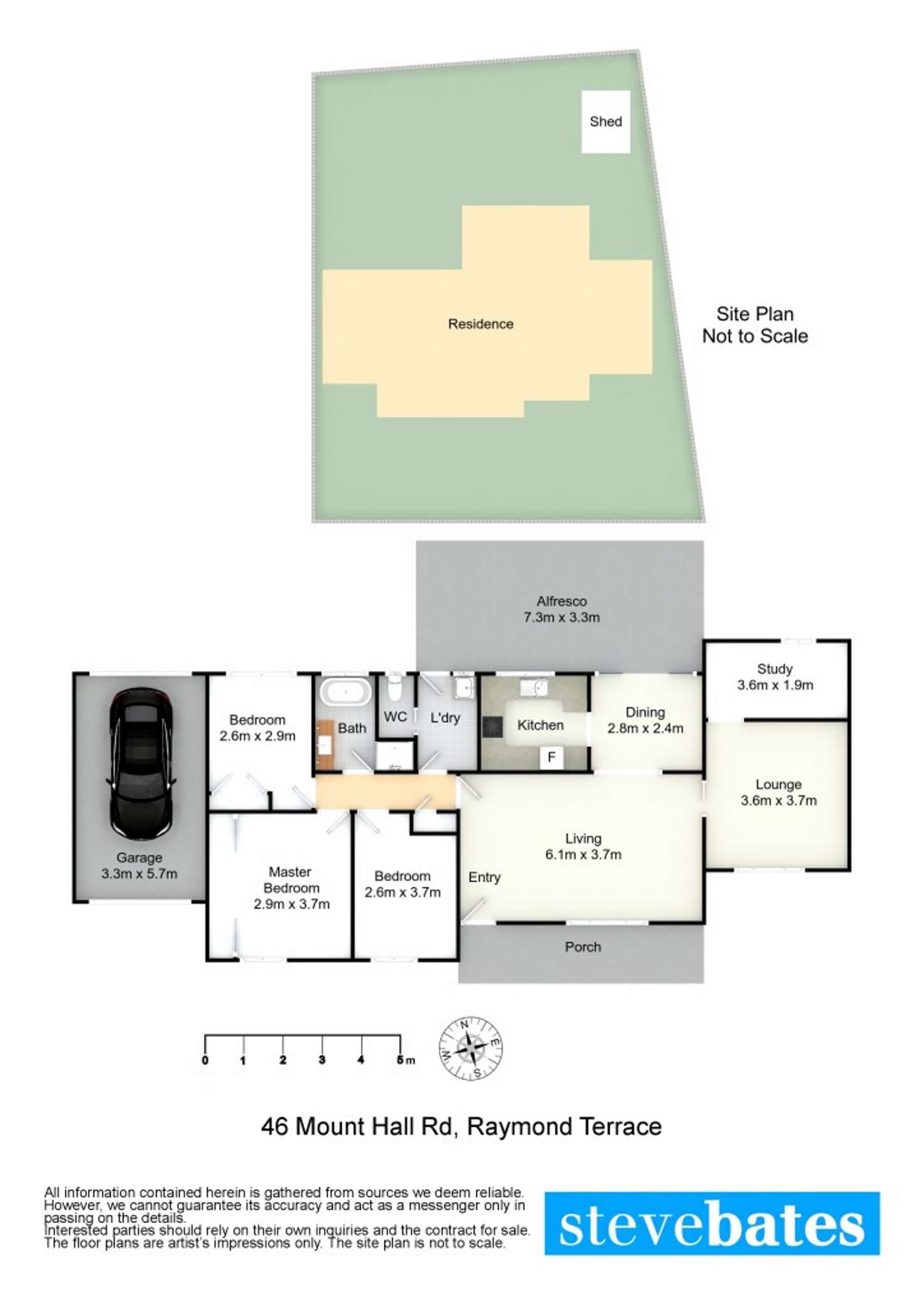Floorplan of Homely house listing, 46 Mount Hall Road, Raymond Terrace NSW 2324