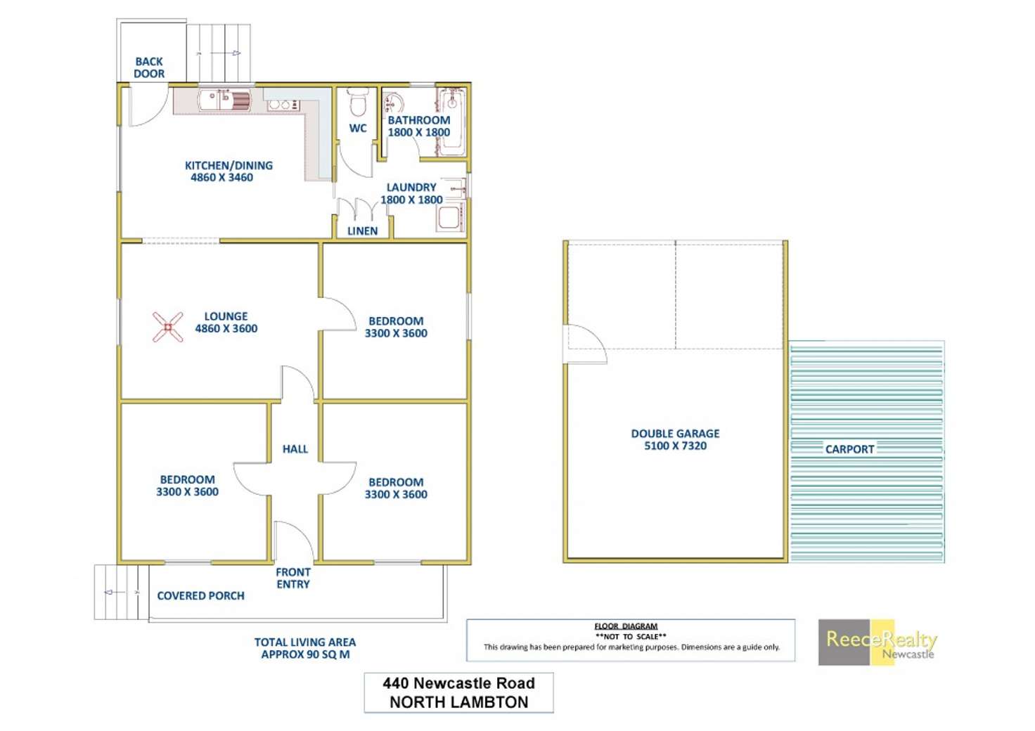 Floorplan of Homely house listing, 440 Newcastle Road, North Lambton NSW 2299