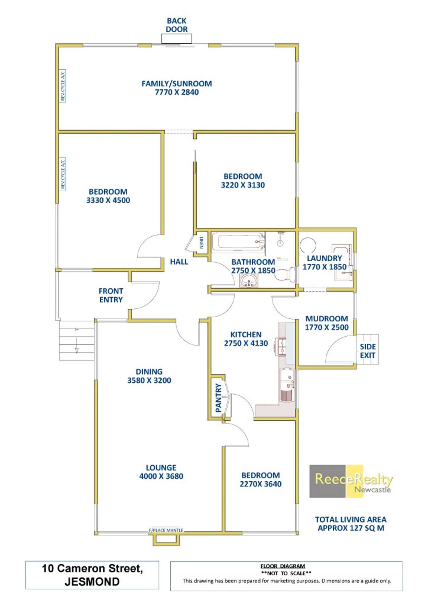 Floorplan of Homely house listing, 10 Cameron Street, Jesmond NSW 2299