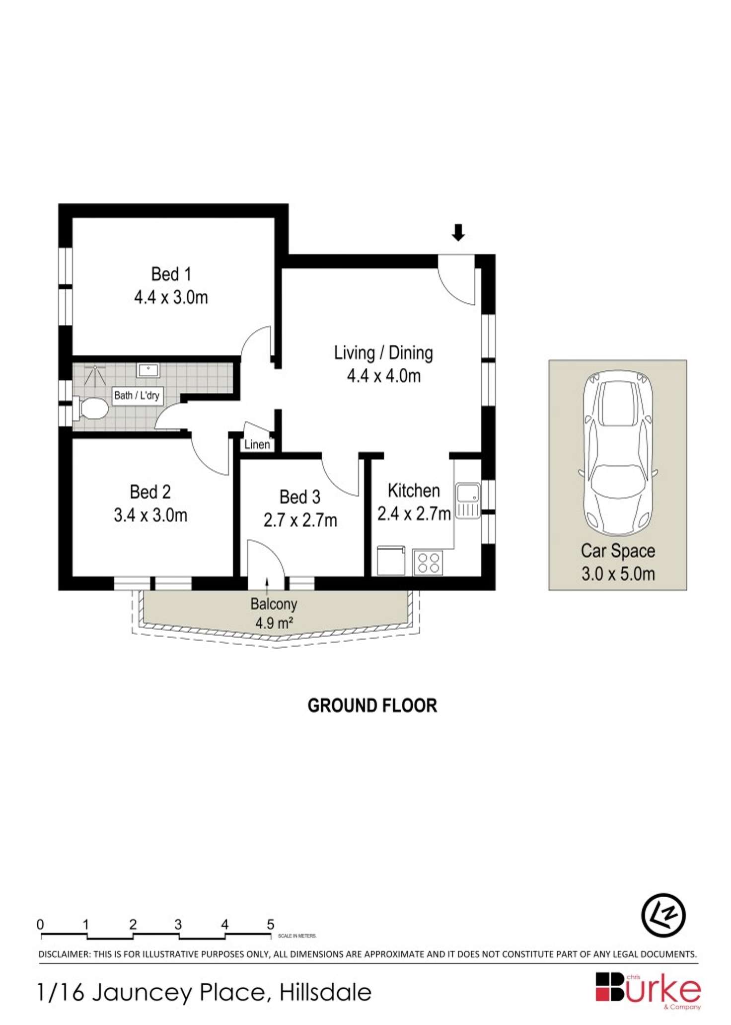 Floorplan of Homely blockOfUnits listing, 16 Jauncey Place, Hillsdale NSW 2036