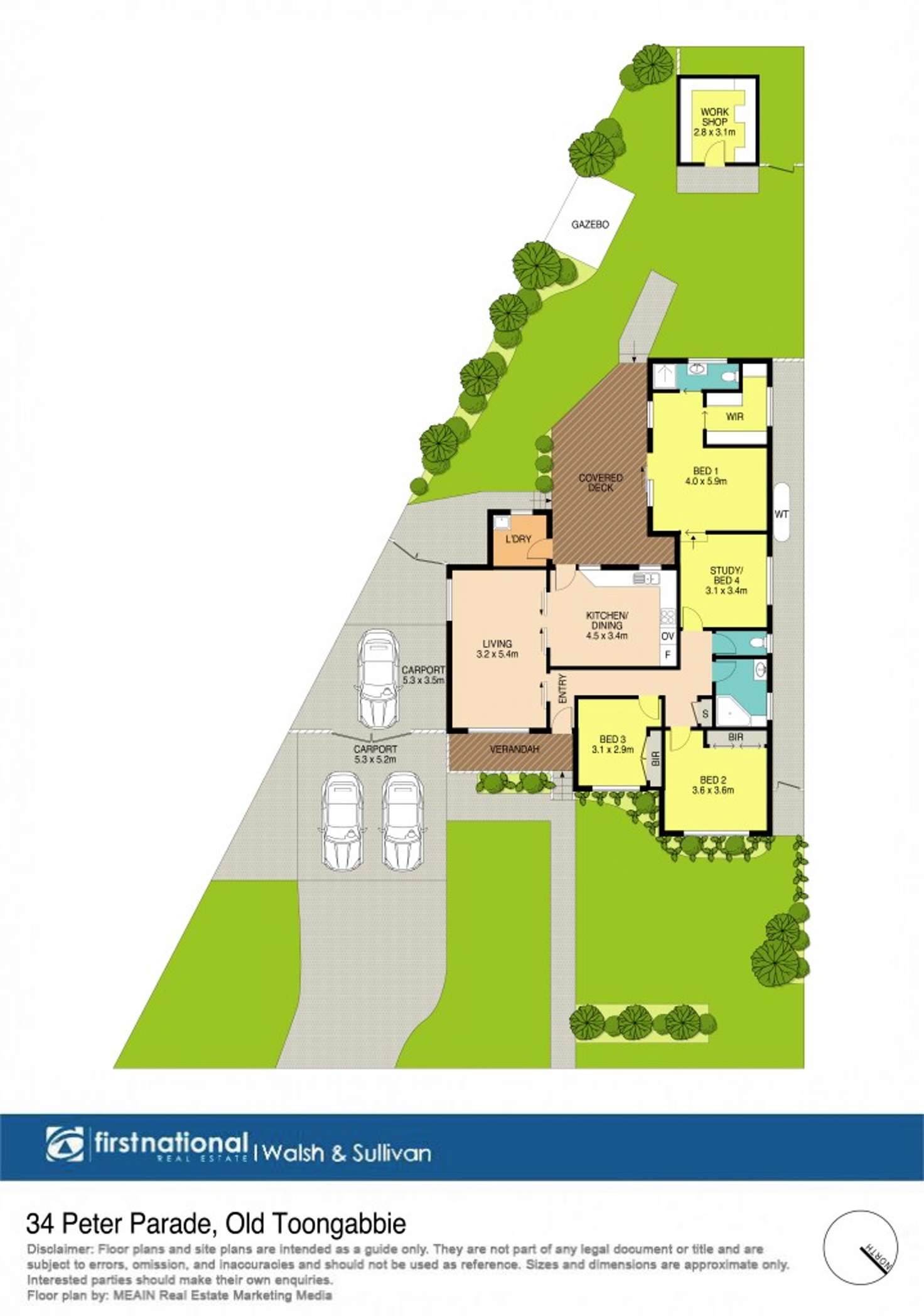 Floorplan of Homely house listing, 34 Peter Parade, Old Toongabbie NSW 2146