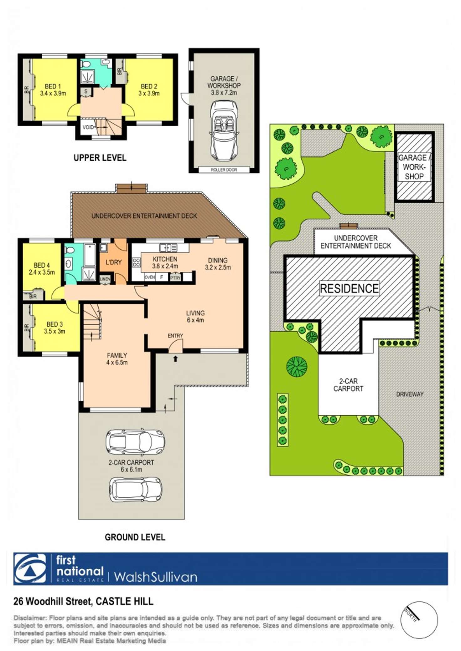 Floorplan of Homely house listing, 26 Woodhill Street, Castle Hill NSW 2154