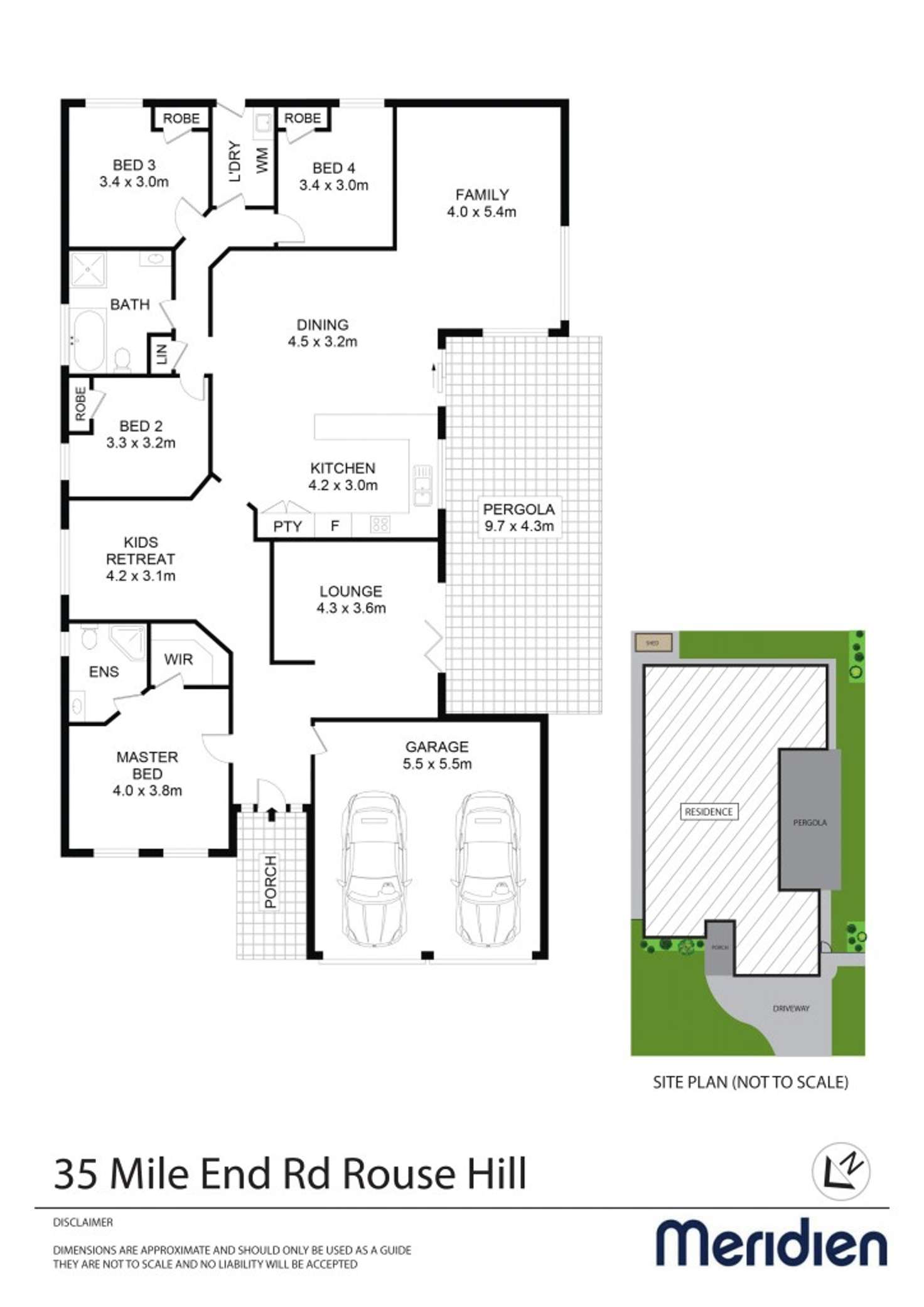 Floorplan of Homely house listing, 35 Mile End Road, Rouse Hill NSW 2155