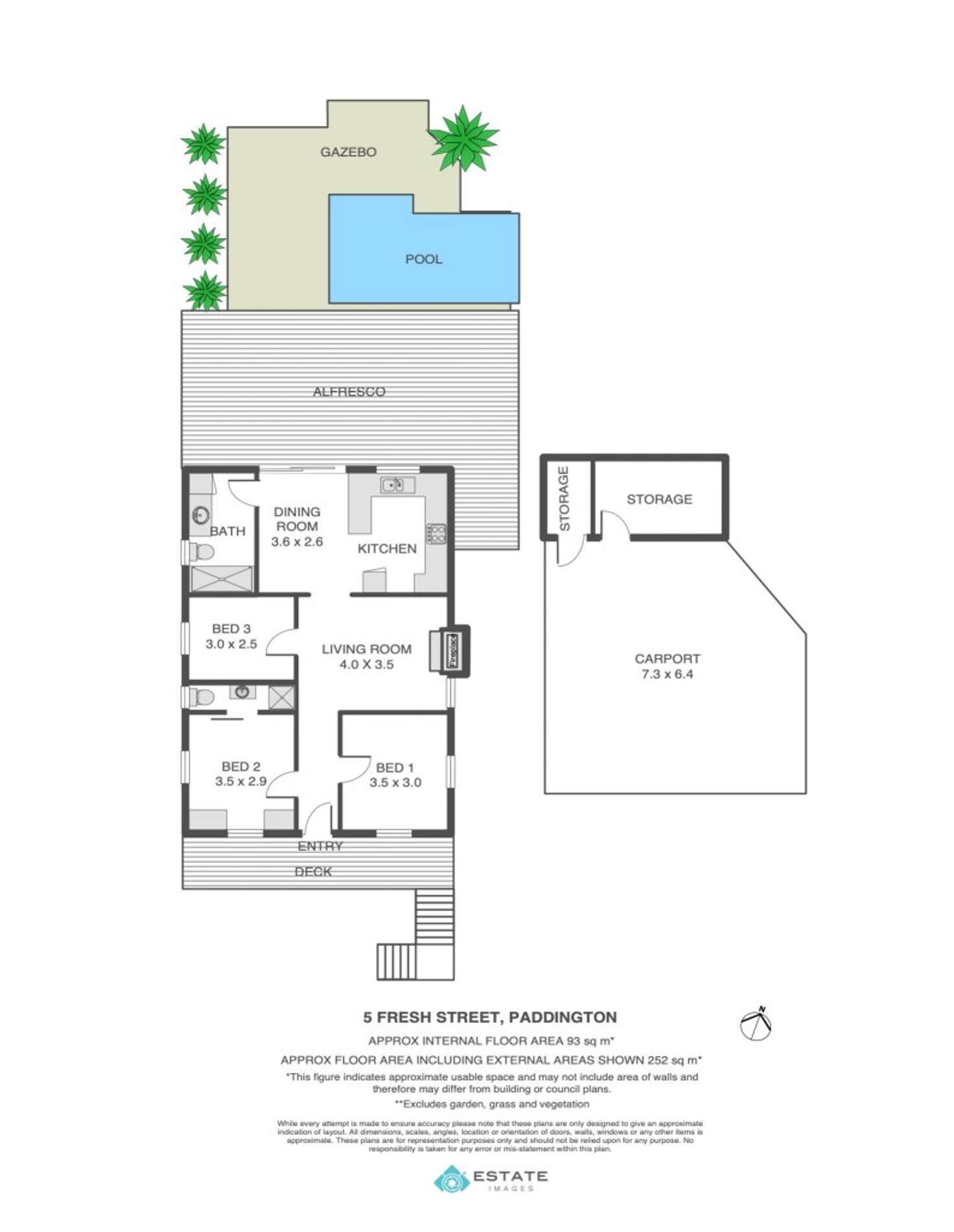 Floorplan of Homely house listing, 5 French Street, Paddington QLD 4064