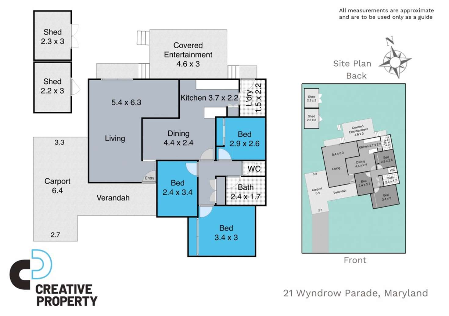 Floorplan of Homely house listing, 21 Wyndrow Parade, Maryland NSW 2287