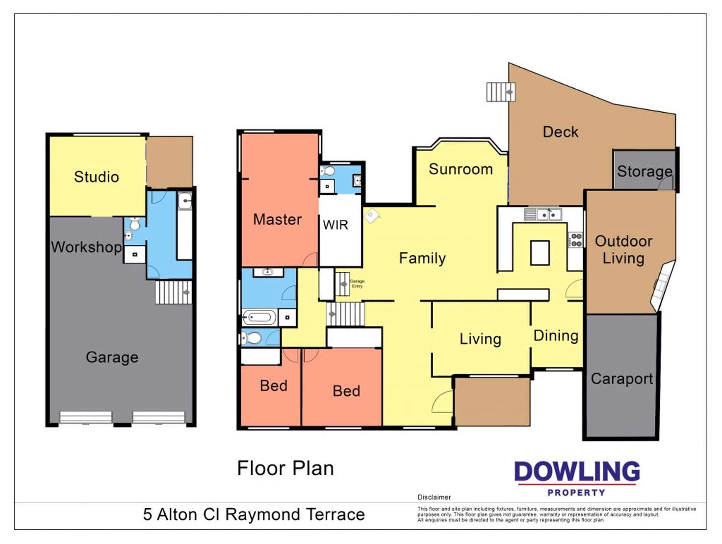 Floorplan of Homely house listing, 5 Alton Close, Raymond Terrace NSW 2324