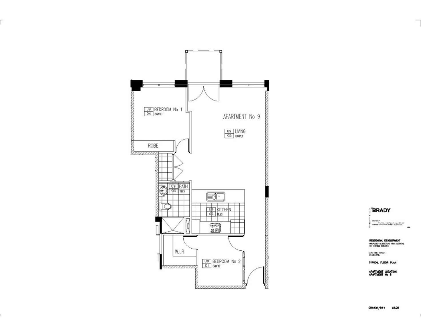 Floorplan of Homely apartment listing, 1109/270 King Street, Melbourne VIC 3000