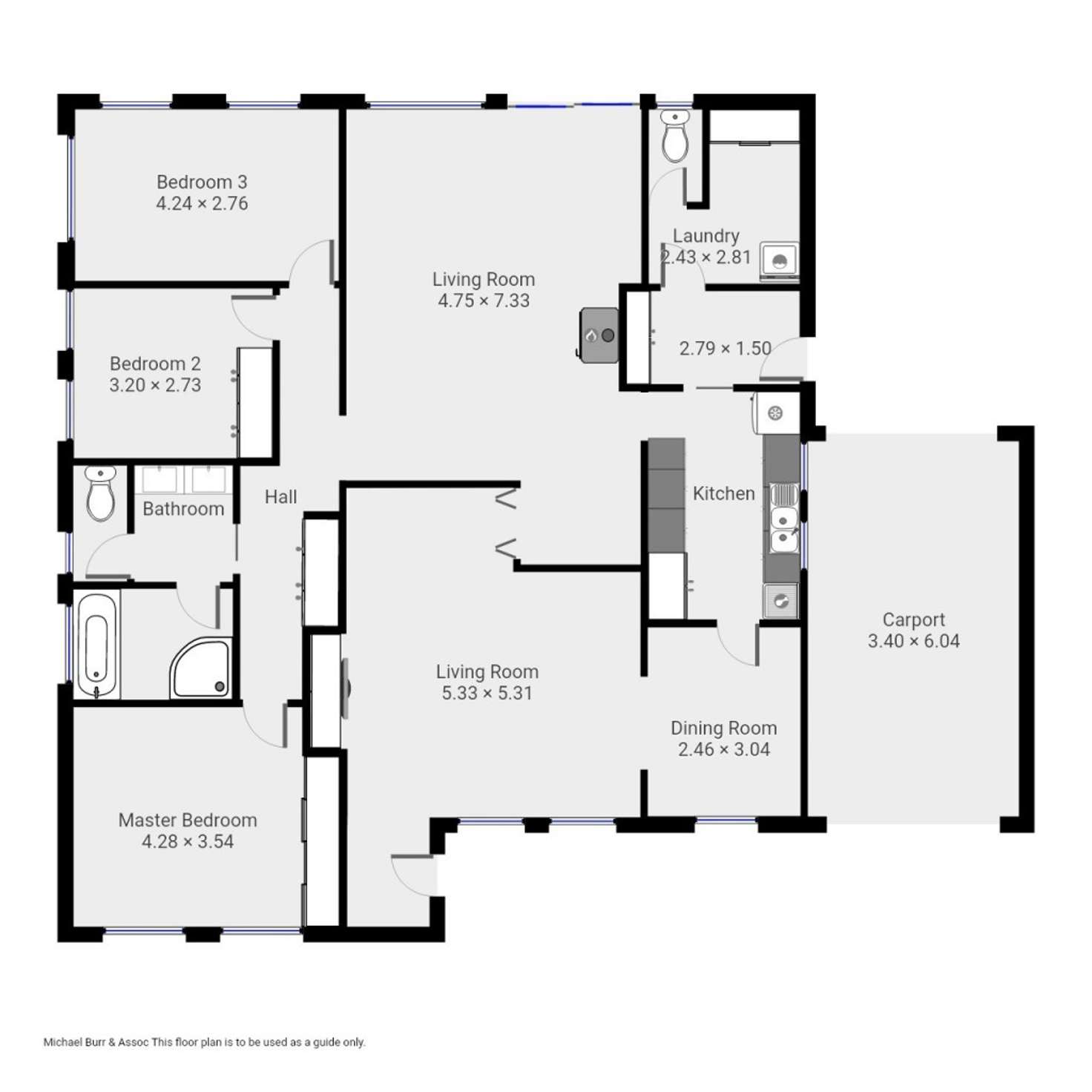 Floorplan of Homely house listing, 4 Vincent Crescent, Latrobe TAS 7307