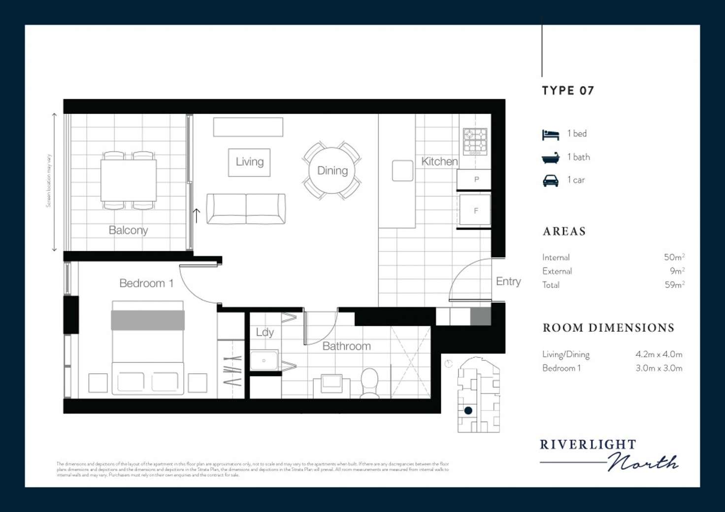 Floorplan of Homely apartment listing, 20007/320 Macarthur Avenue, Hamilton QLD 4007