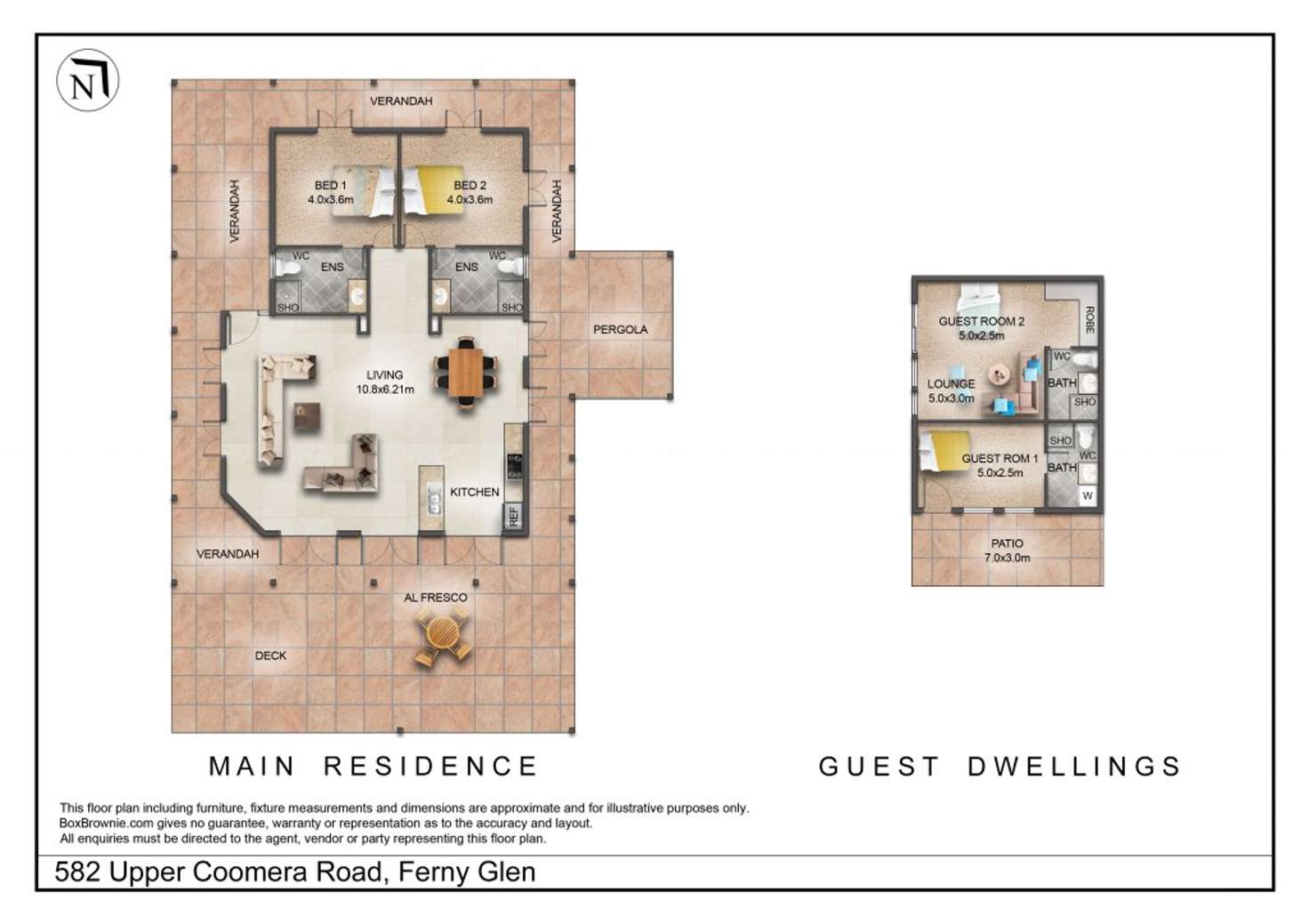 Floorplan of Homely house listing, 582 Upper Coomera Road, Ferny Glen QLD 4275
