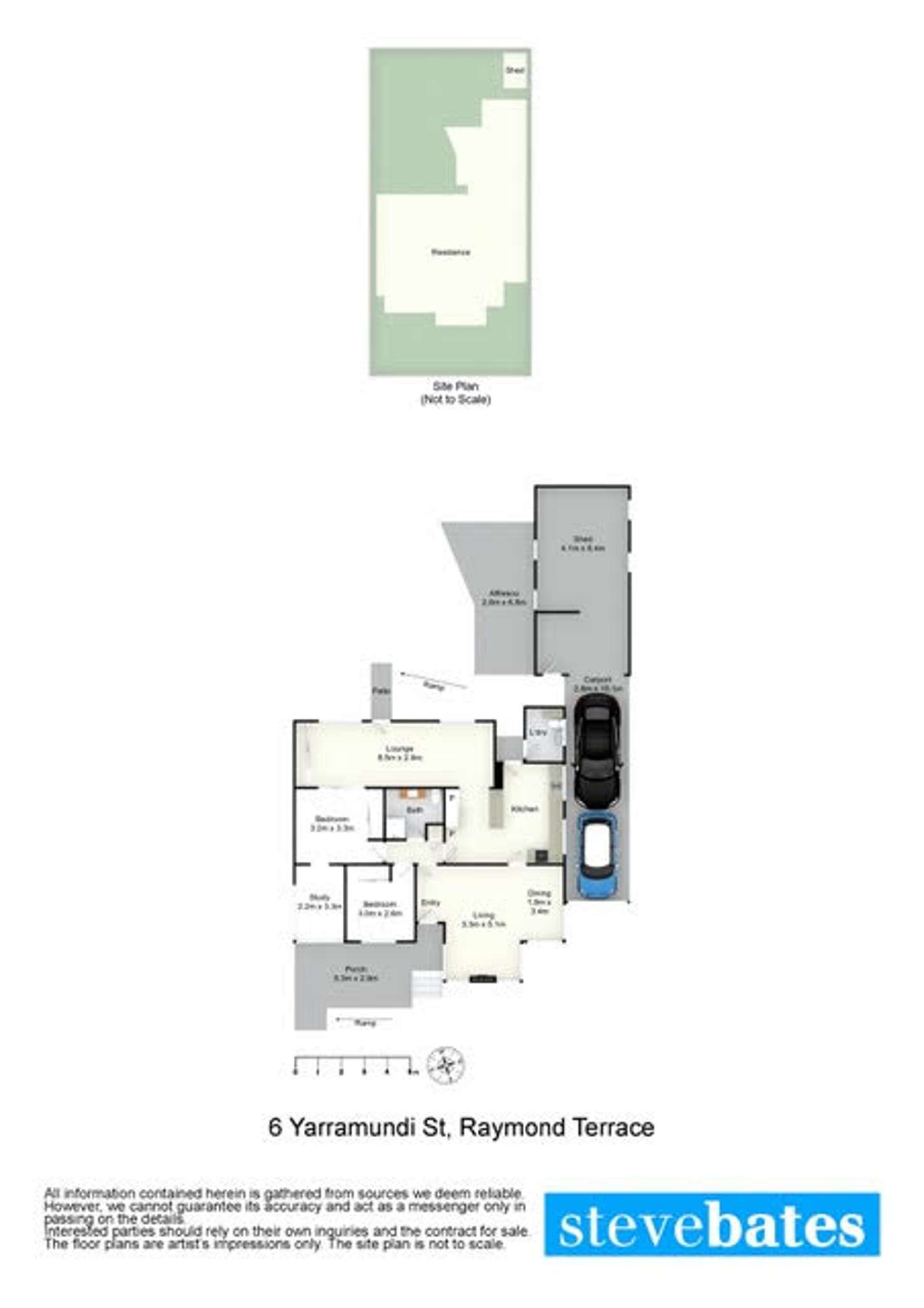 Floorplan of Homely house listing, 6 Yarramundi Street, Raymond Terrace NSW 2324