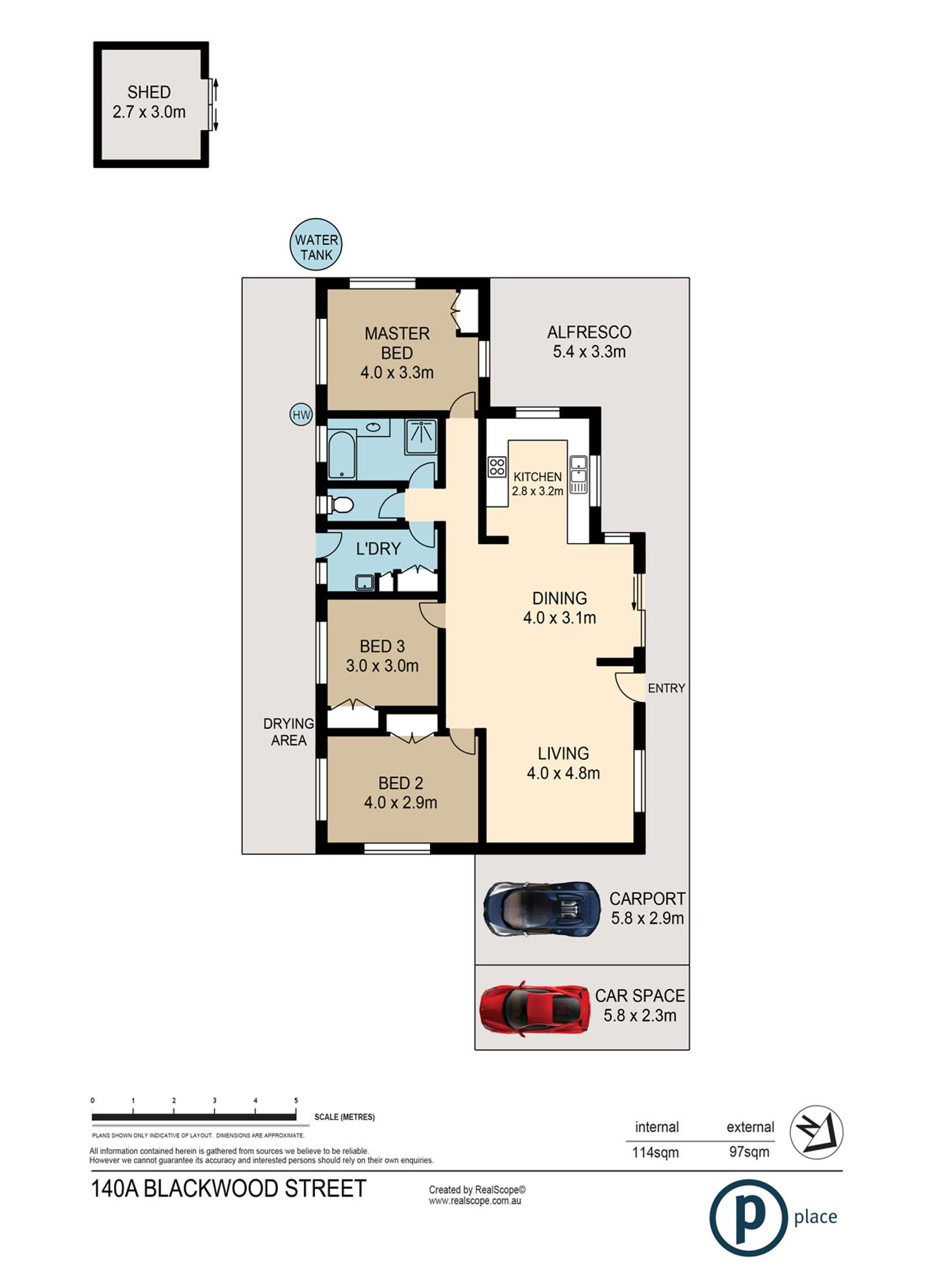 Floorplan of Homely house listing, 140A Blackwood Street, Mitchelton QLD 4053