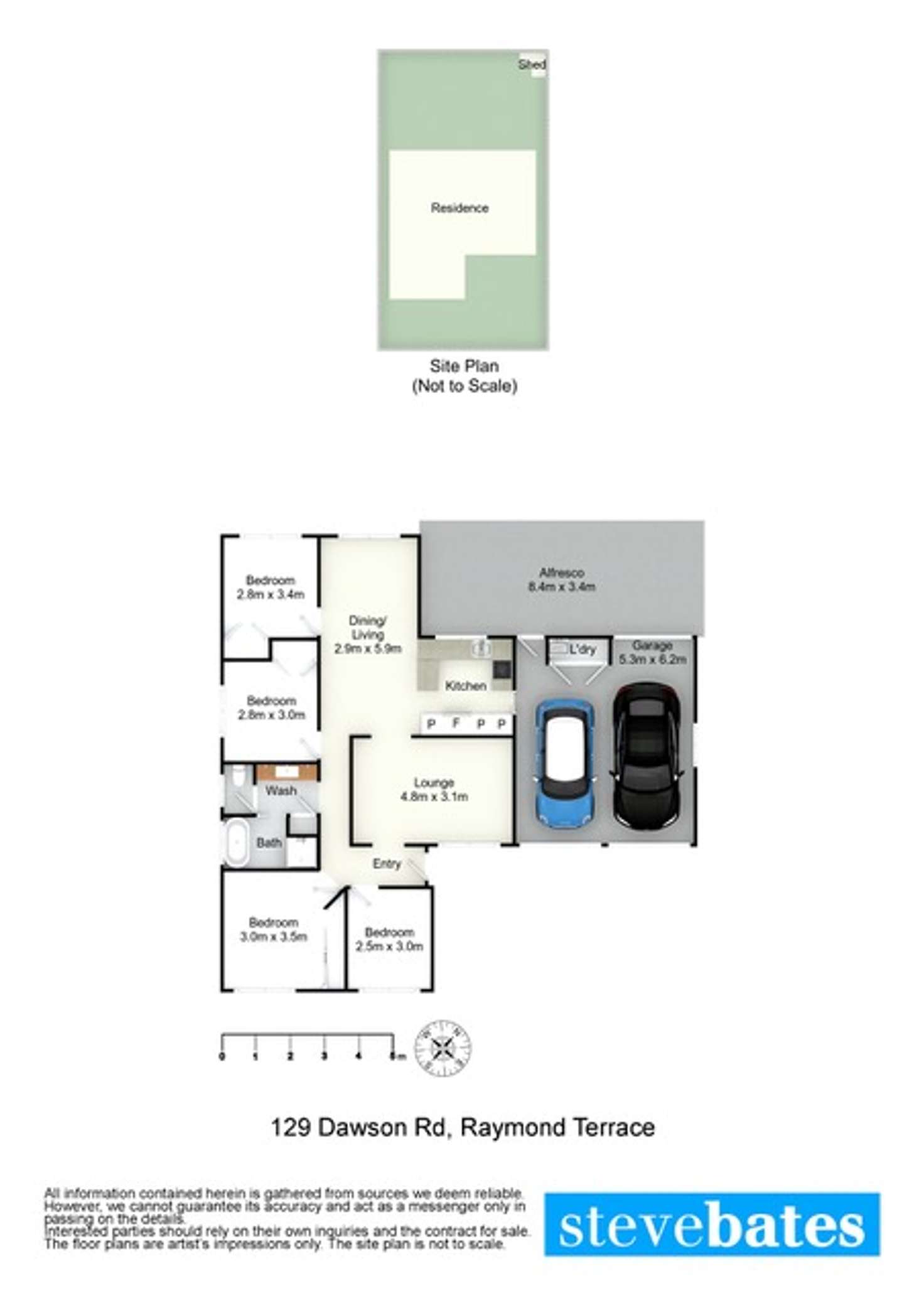 Floorplan of Homely house listing, 129 Dawson Road, Raymond Terrace NSW 2324