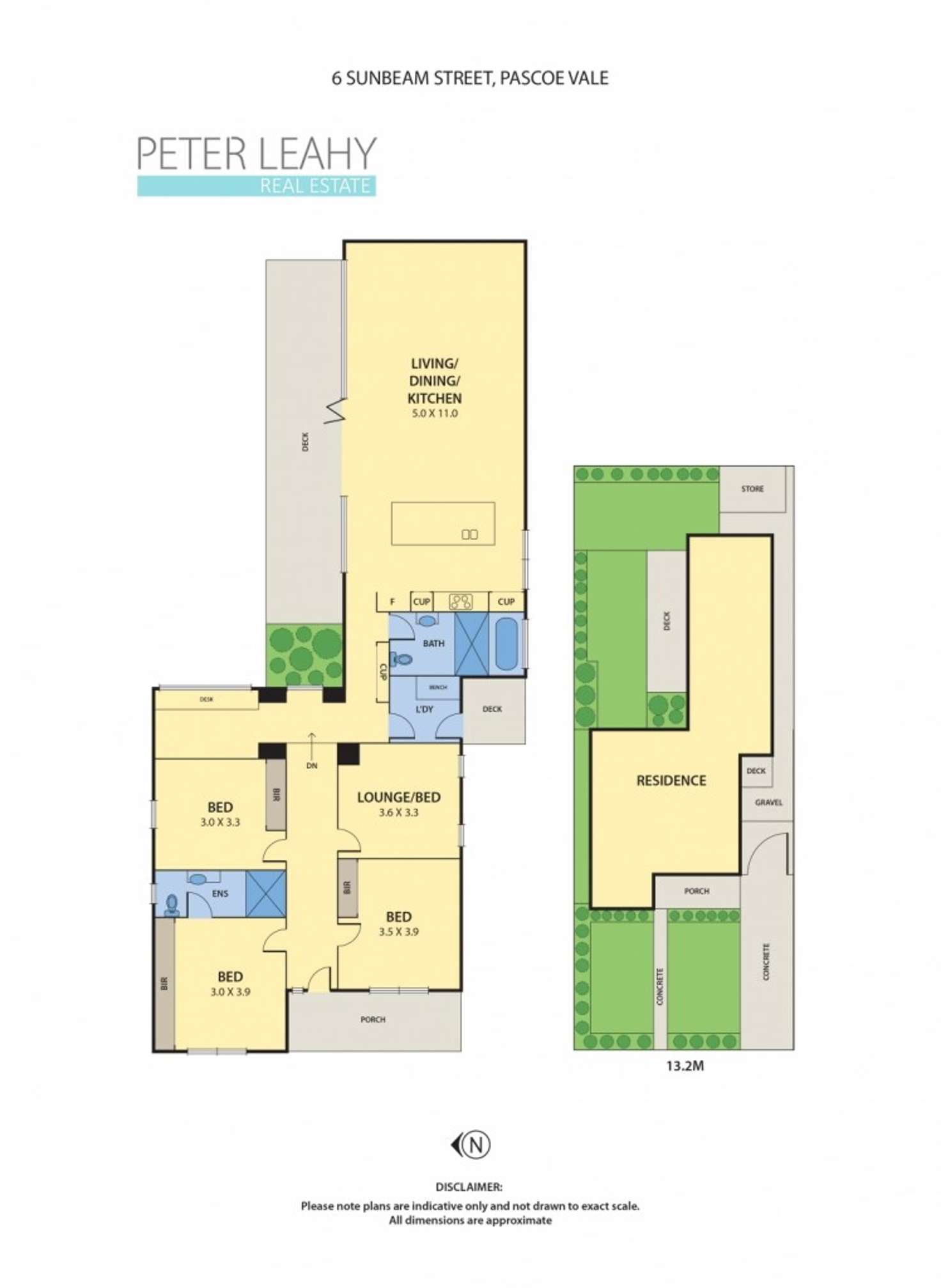 Floorplan of Homely house listing, 6 Sunbeam Street, Pascoe Vale VIC 3044