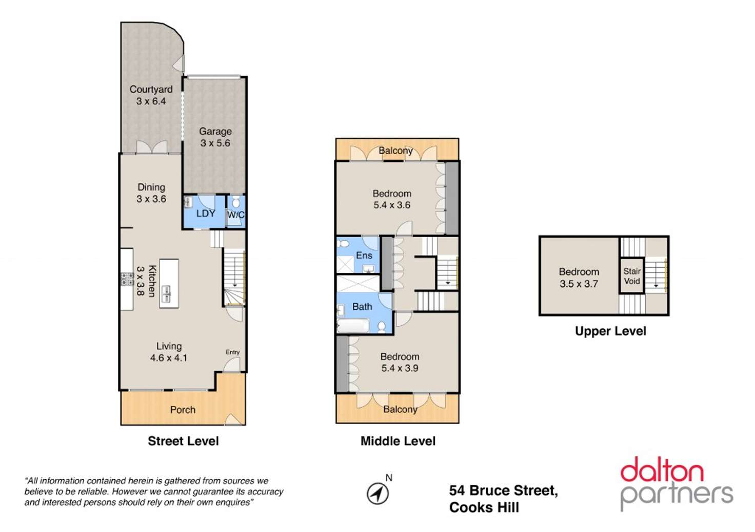 Floorplan of Homely house listing, 54 Bruce Street, Cooks Hill NSW 2300