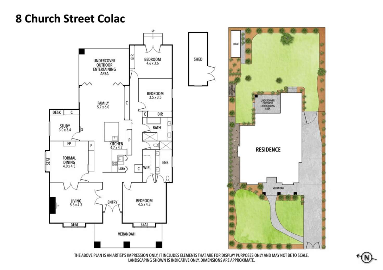 Floorplan of Homely house listing, 8 Church Street, Colac VIC 3250