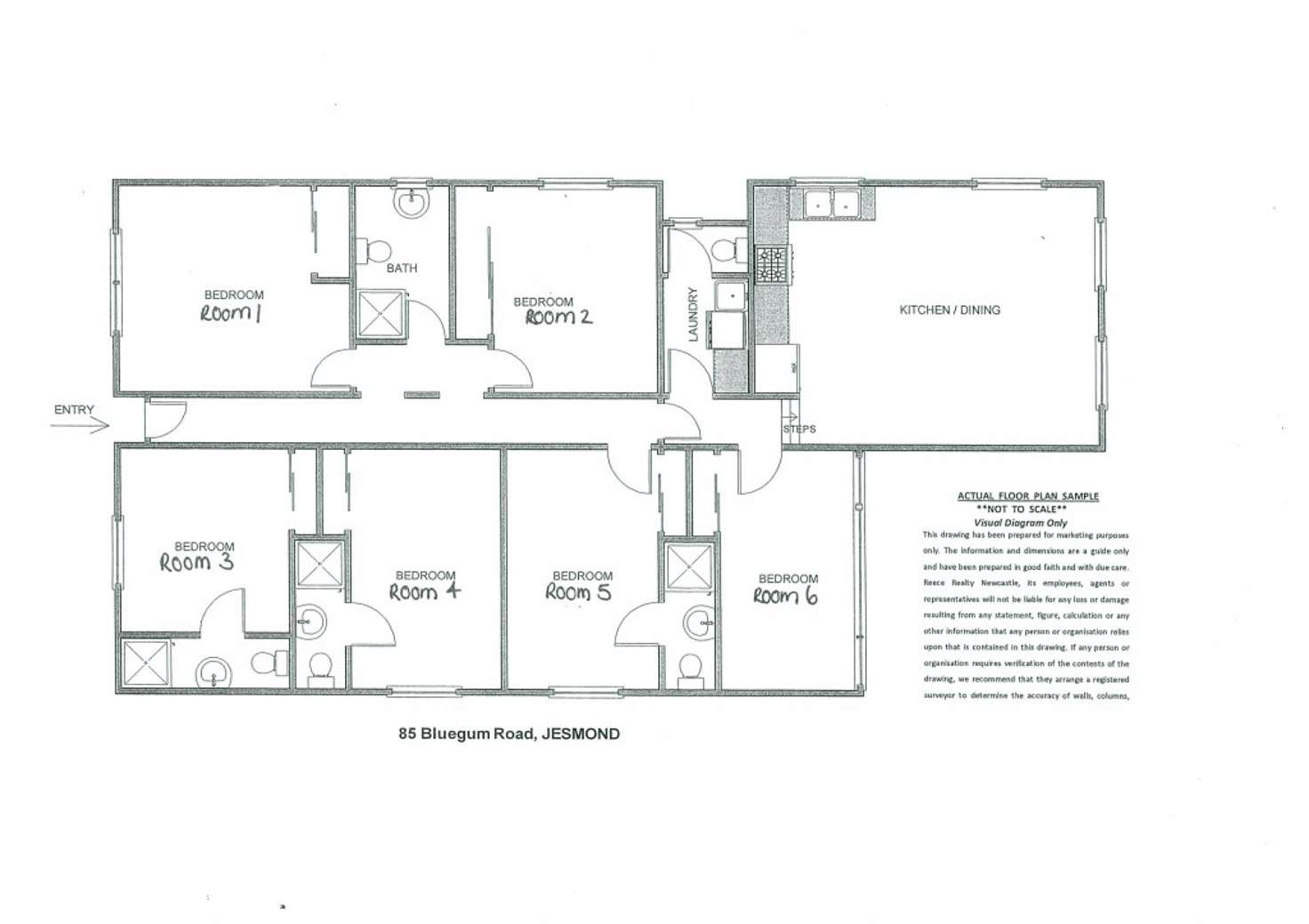 Floorplan of Homely house listing, 85 Blue Gum Road, Jesmond NSW 2299